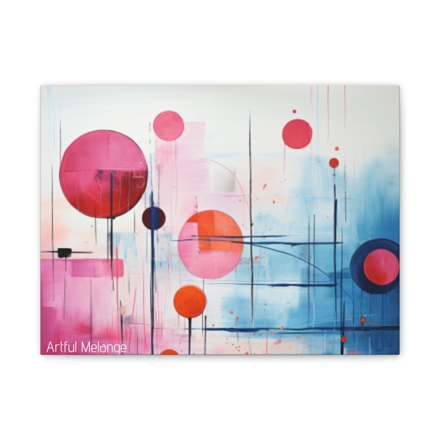 Primary Elegance: A Symphony of Sophistication Canvas Print