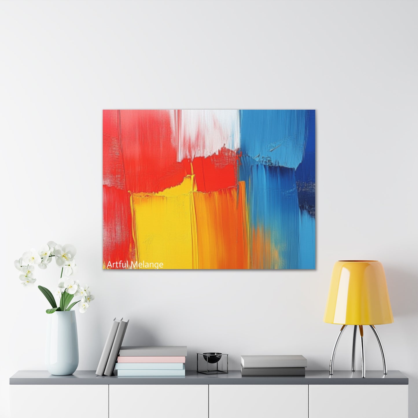 Acrylic Abstract Canvas Print - Richly Textured Artistry