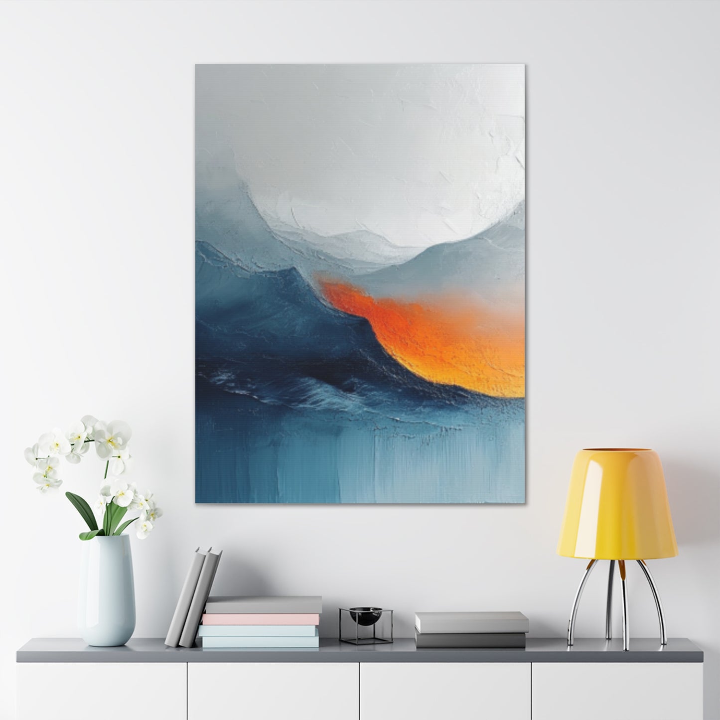 Primary Elegance: A Symphony of Sophistication Canvas Print