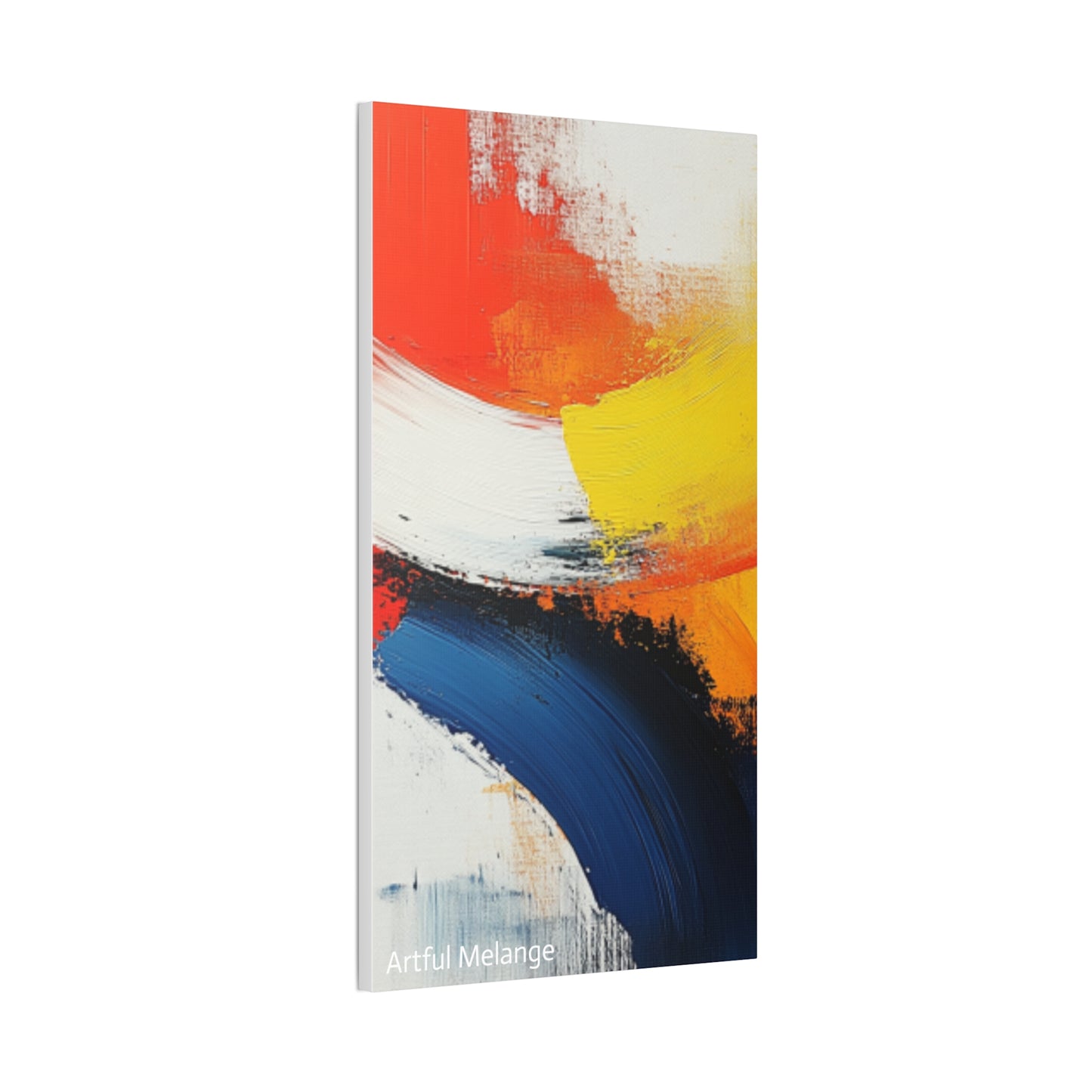 Acrylic Abstract Canvas Print - Richly Textured Artistry