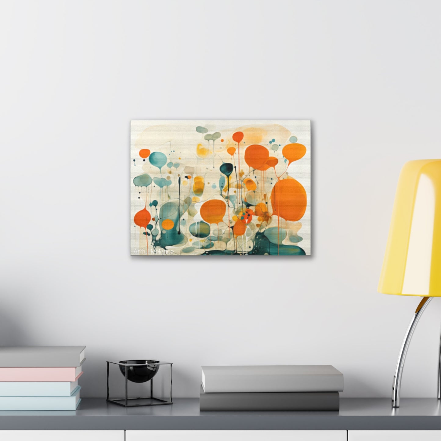 Primary Elegance: A Symphony of Sophistication Canvas Print