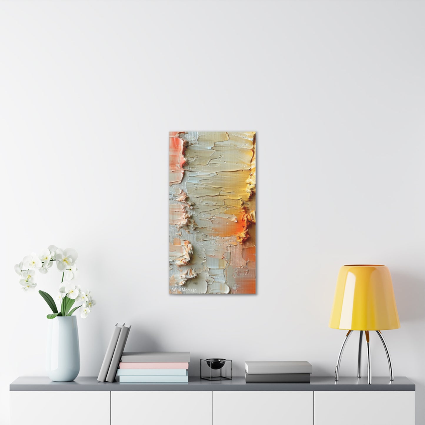 Primary Elegance: A Symphony of Sophistication Canvas Print