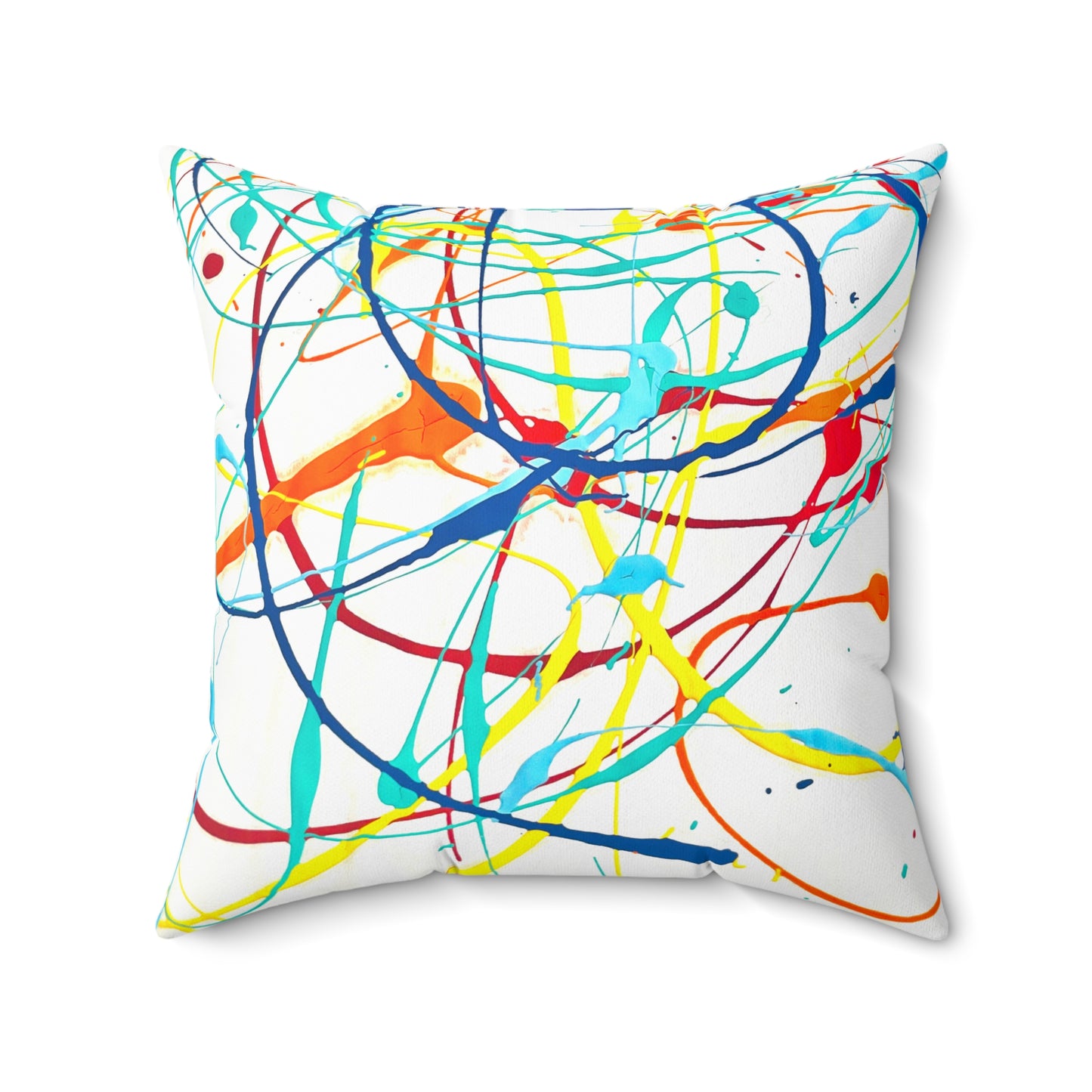 Artistic Abstractions: Abstract Acrylic Art Pillows Collection