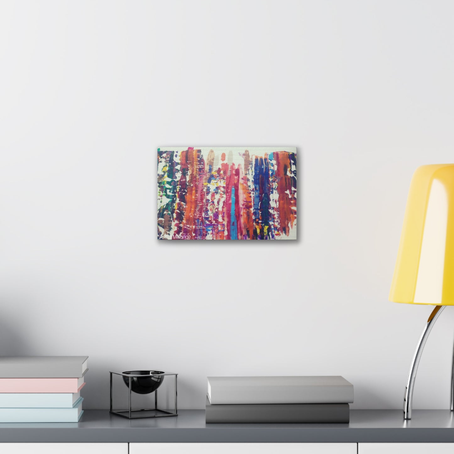 Primary Elegance: A Symphony of Sophistication Canvas Print