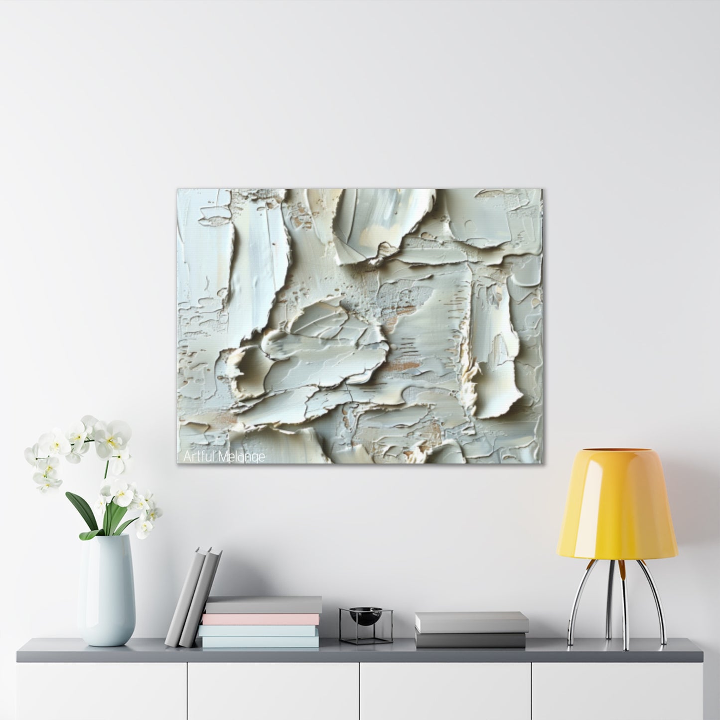 Primary Elegance: A Symphony of Sophistication Canvas Print