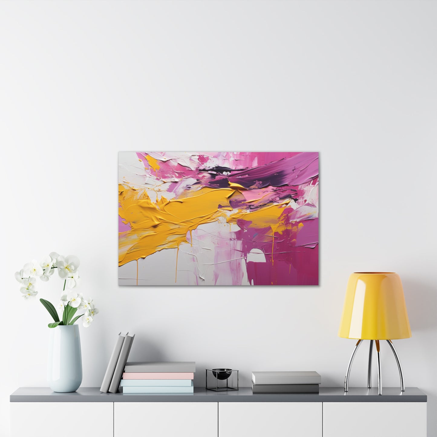 Primary Elegance: A Symphony of Sophistication Canvas Print