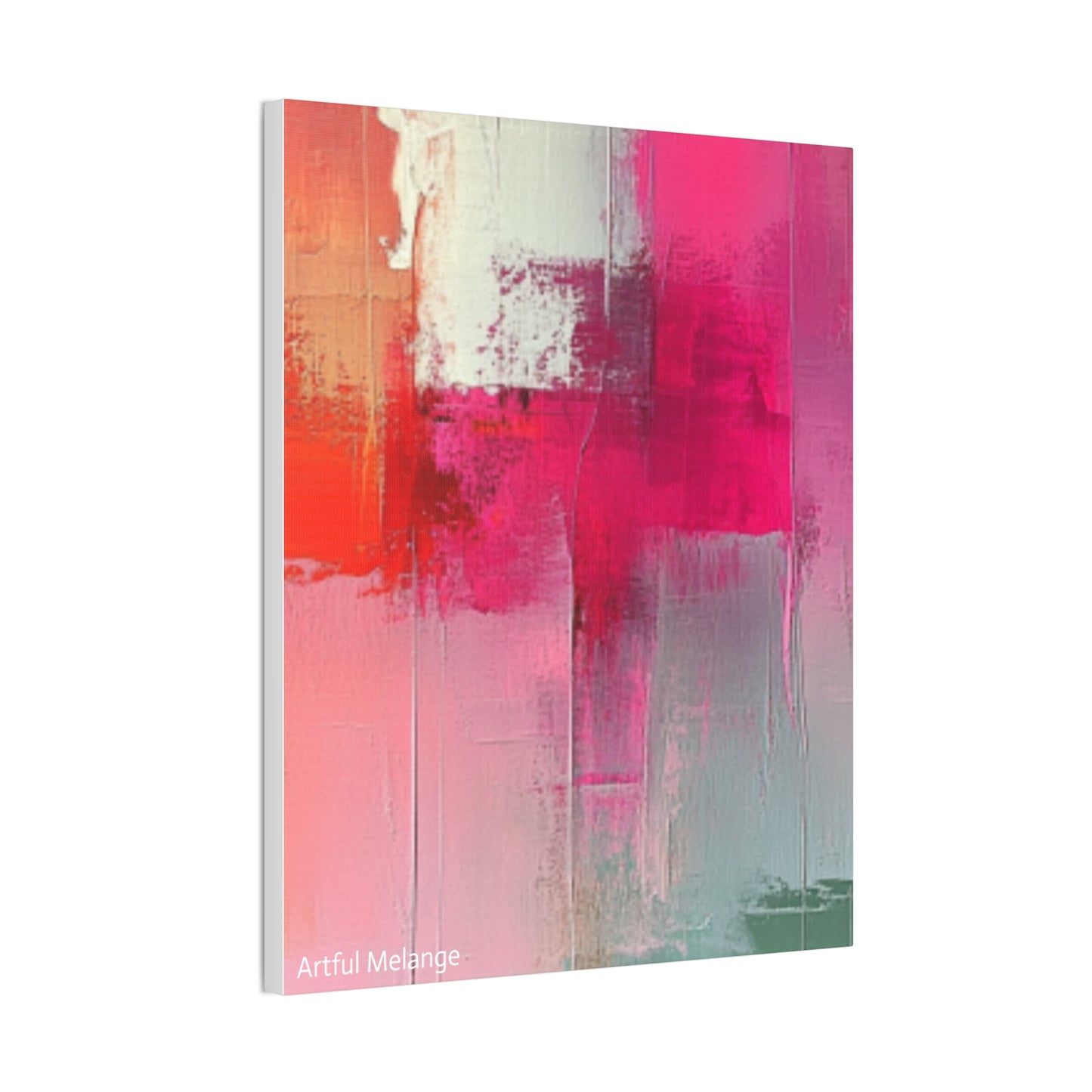 Acrylic Abstract Canvas Print - Richly Textured Artistry