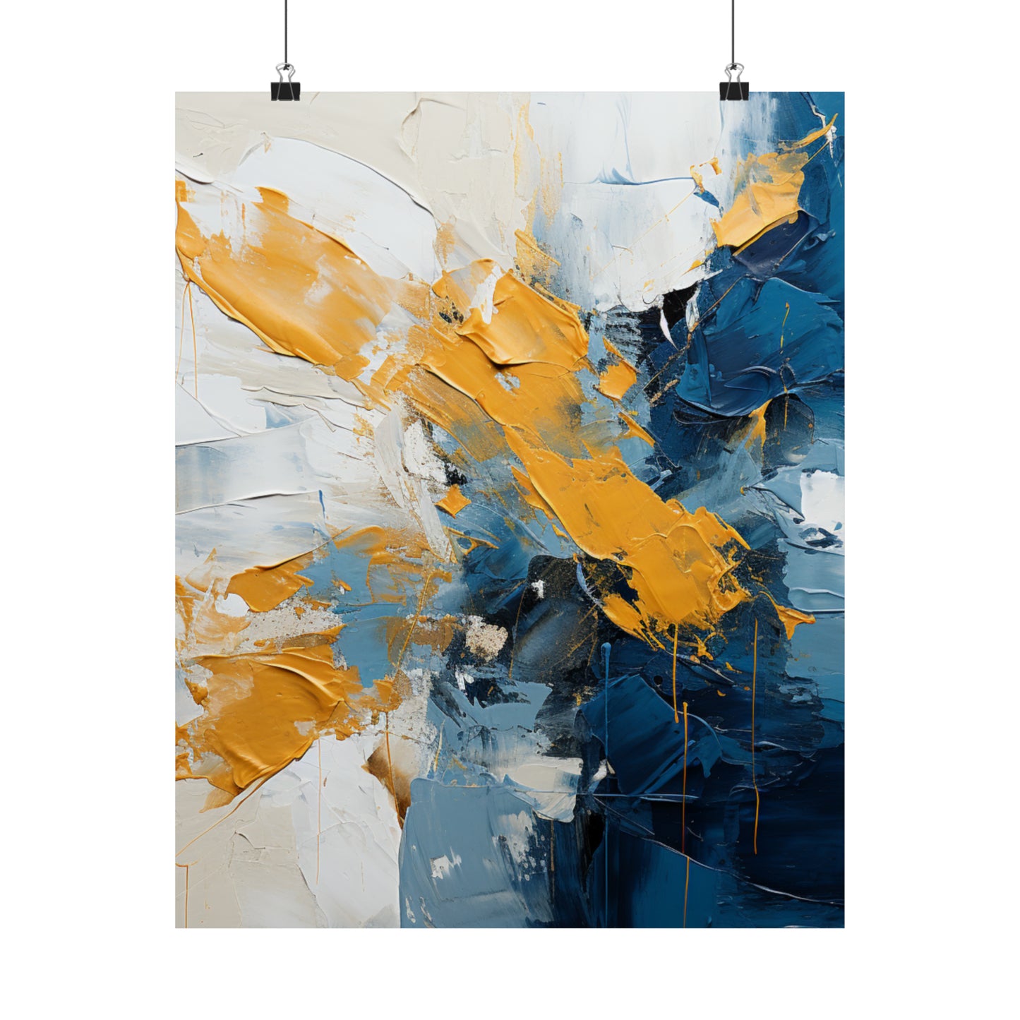 Radiant Harmony Matte Vertical Canvas Poster