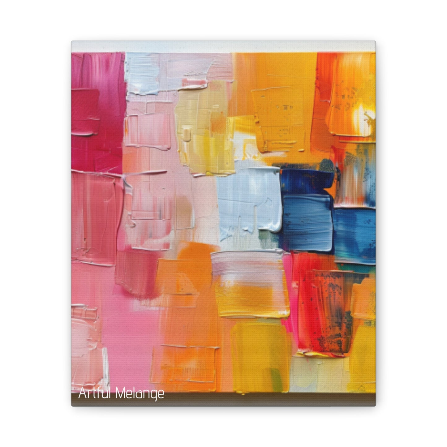 Primary Elegance: A Symphony of Sophistication Canvas Print