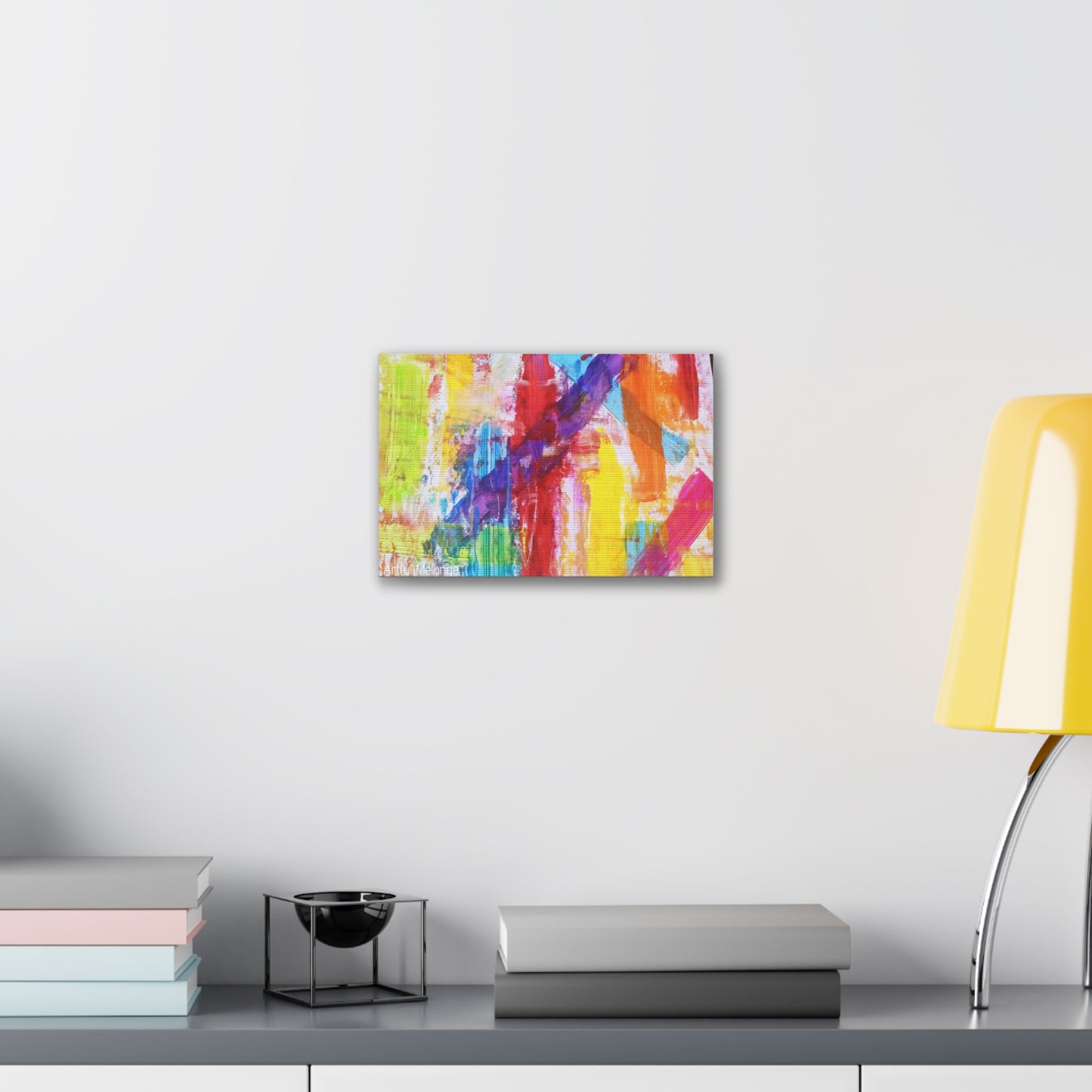 Primary Elegance: A Symphony of Sophistication Canvas Print