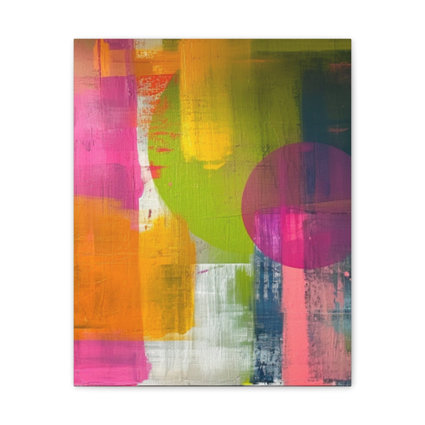 Primary Elegance: A Symphony of Sophistication Canvas Print