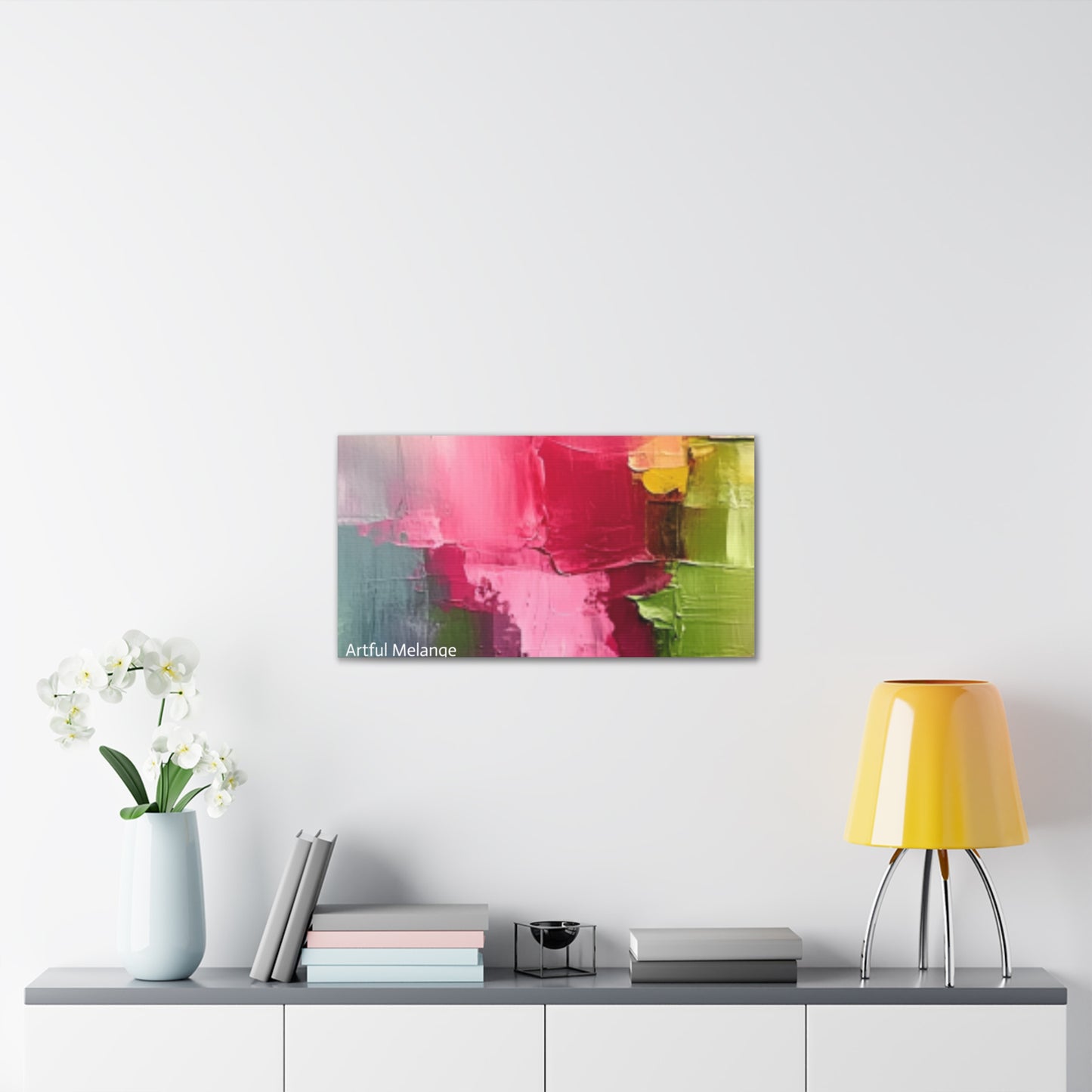 Acrylic Abstract Canvas Print - Richly Textured Artistry