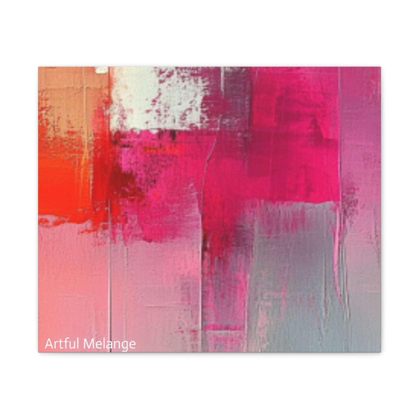 Acrylic Abstract Canvas Print - Richly Textured Artistry