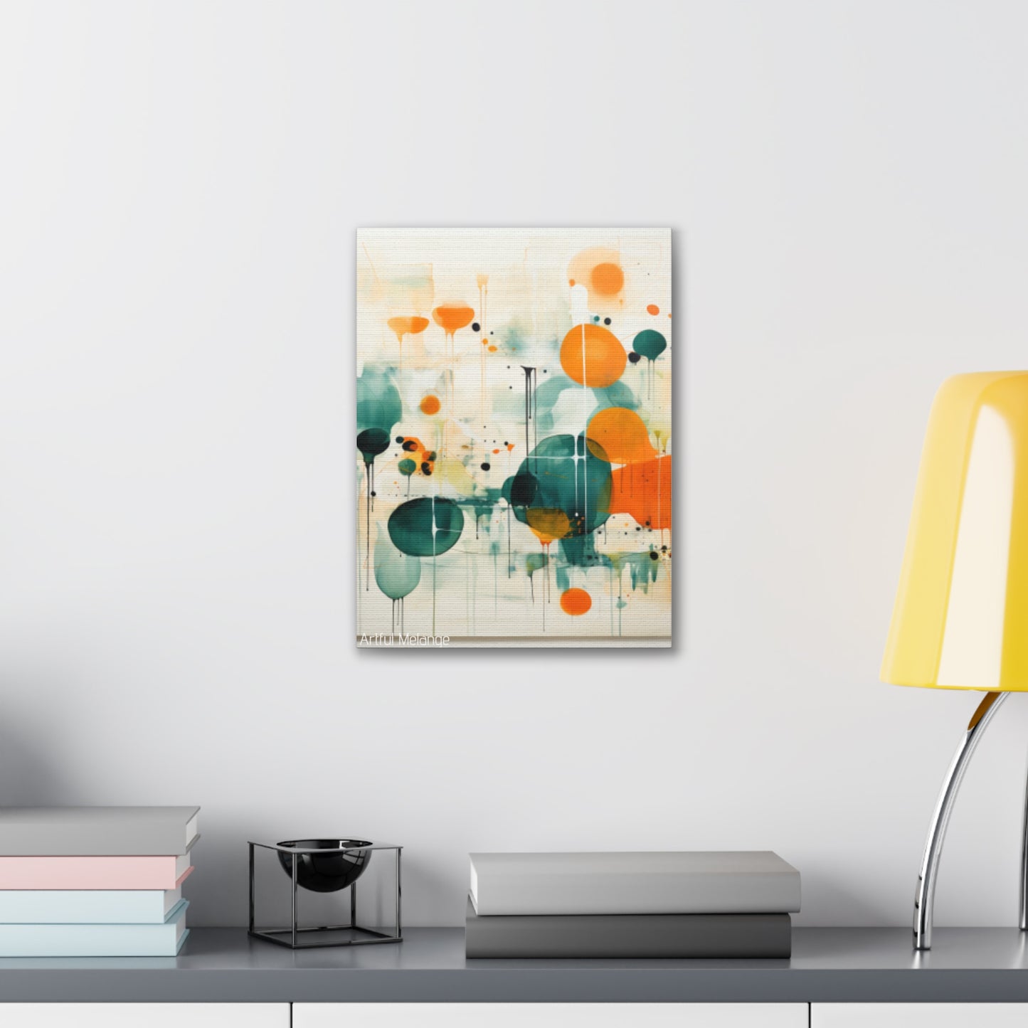 Primary Elegance: A Symphony of Sophistication Canvas Print