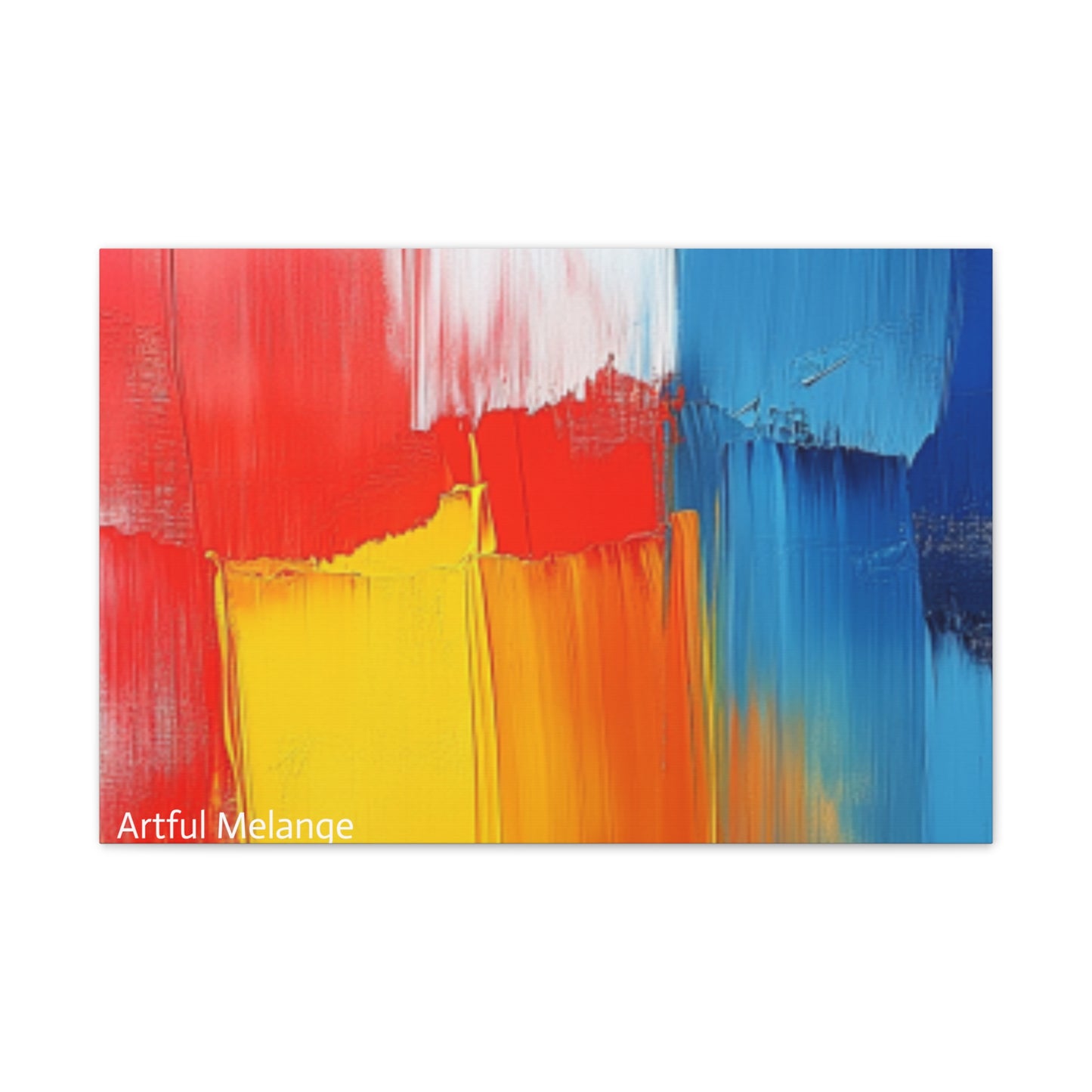 Acrylic Abstract Canvas Print - Richly Textured Artistry