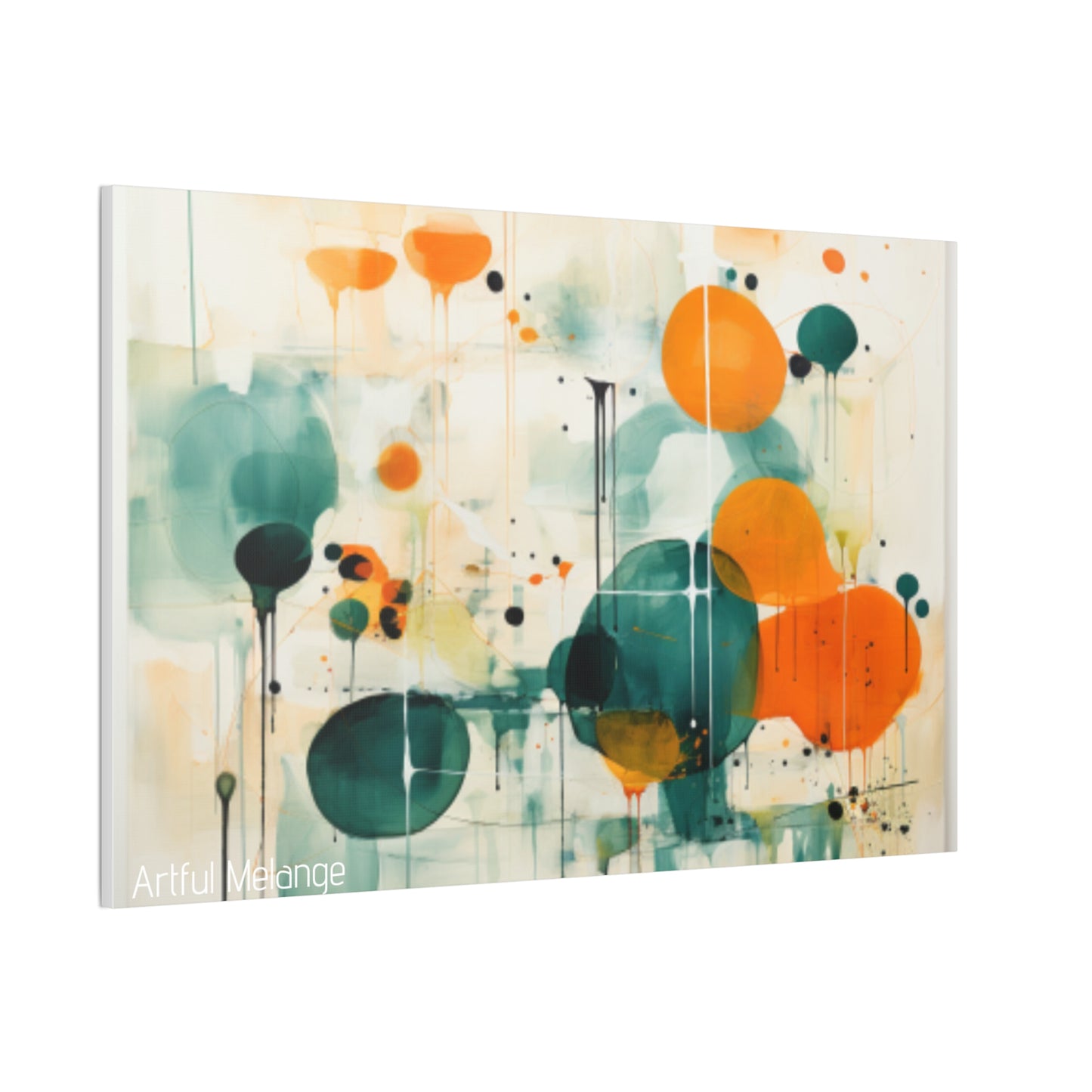 Primary Elegance: A Symphony of Sophistication Canvas Print