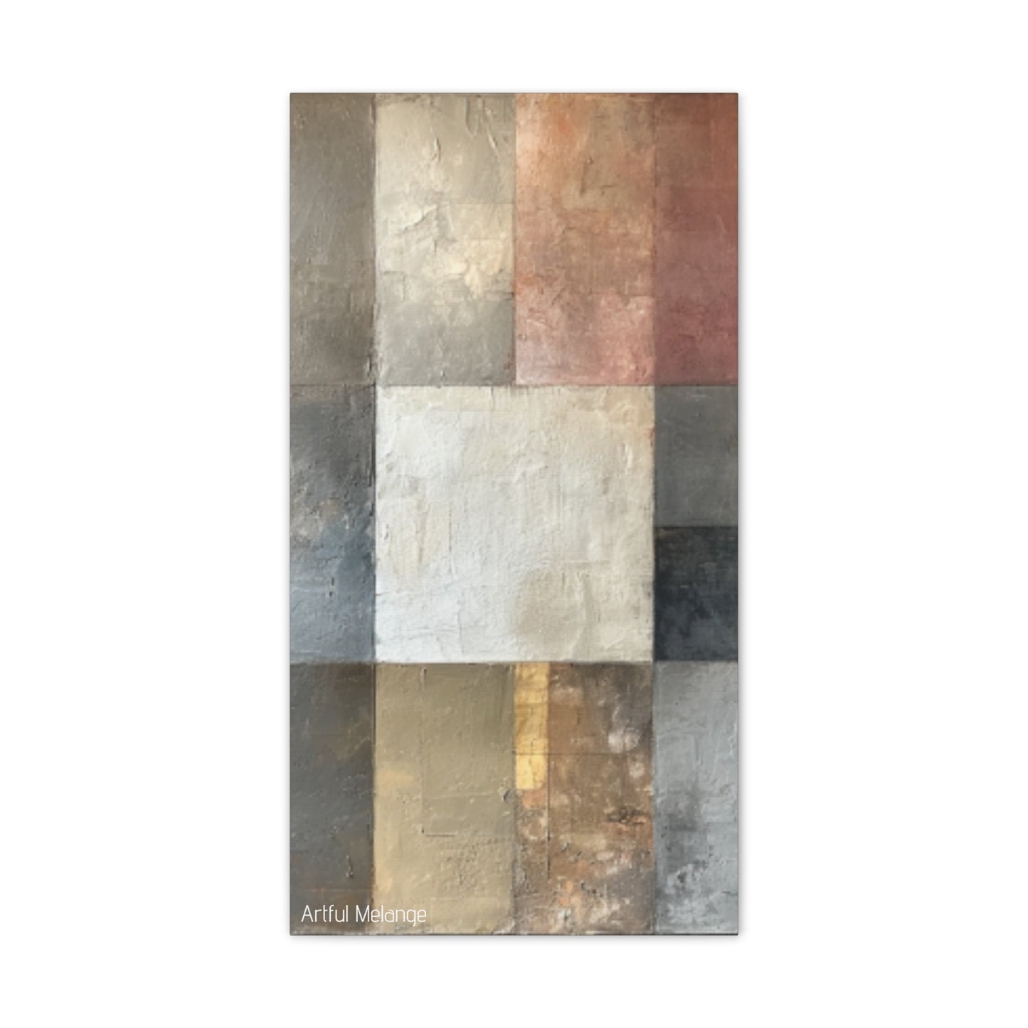 Primary Elegance: A Symphony of Sophistication Canvas Print