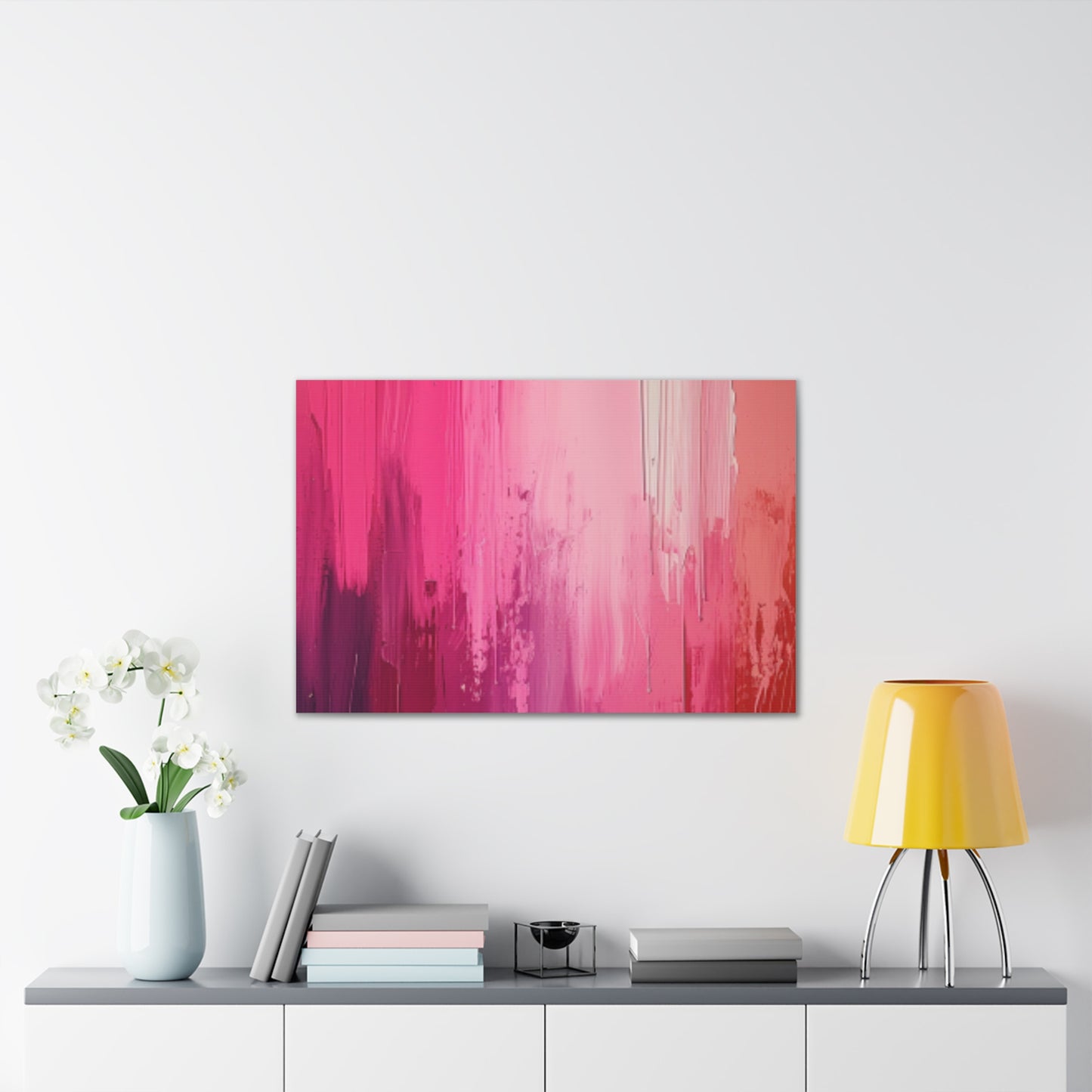 In The Pink: A Symphony of Sophistication Canvas Print