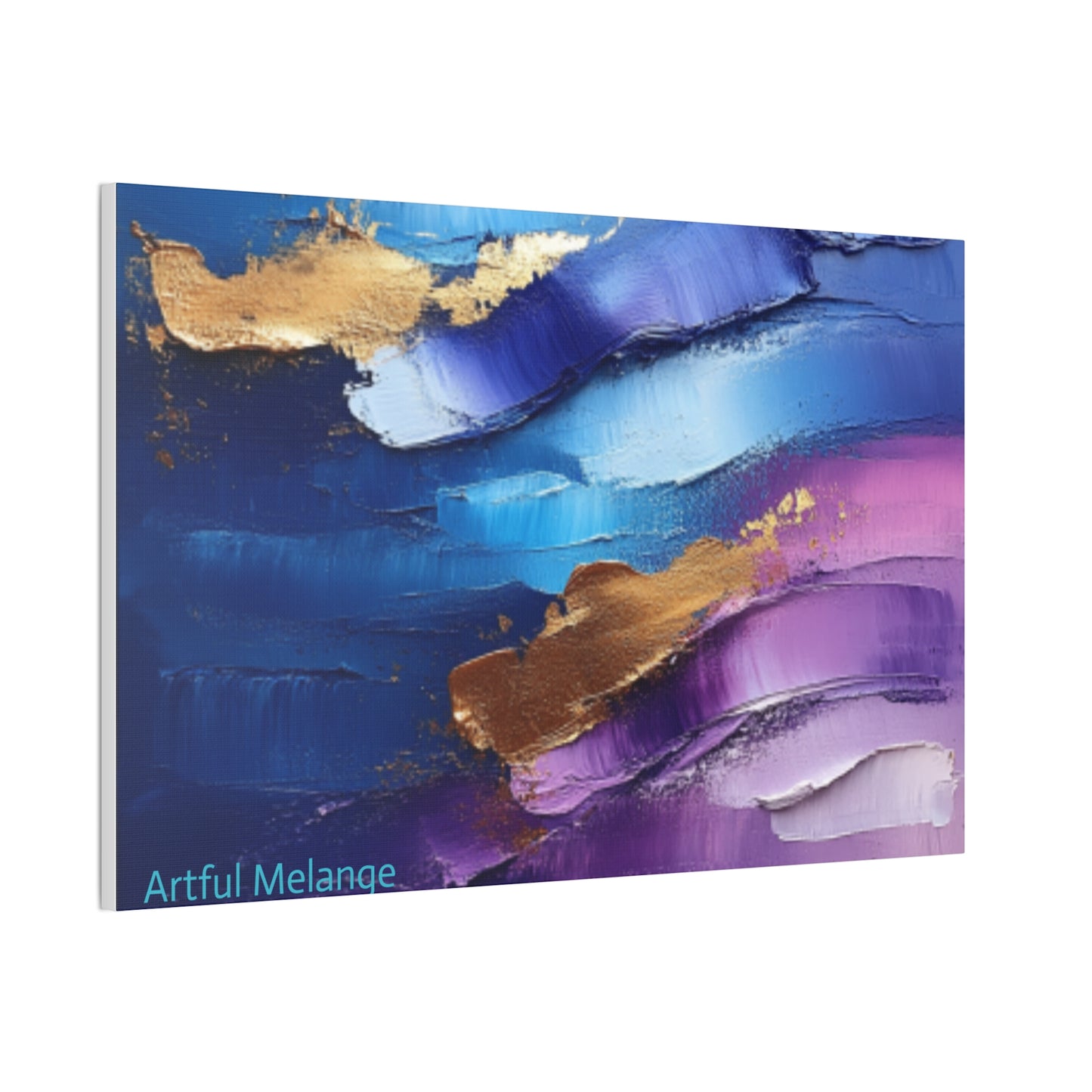 Acrylic Abstract Canvas Print - Richly Textured Artistry