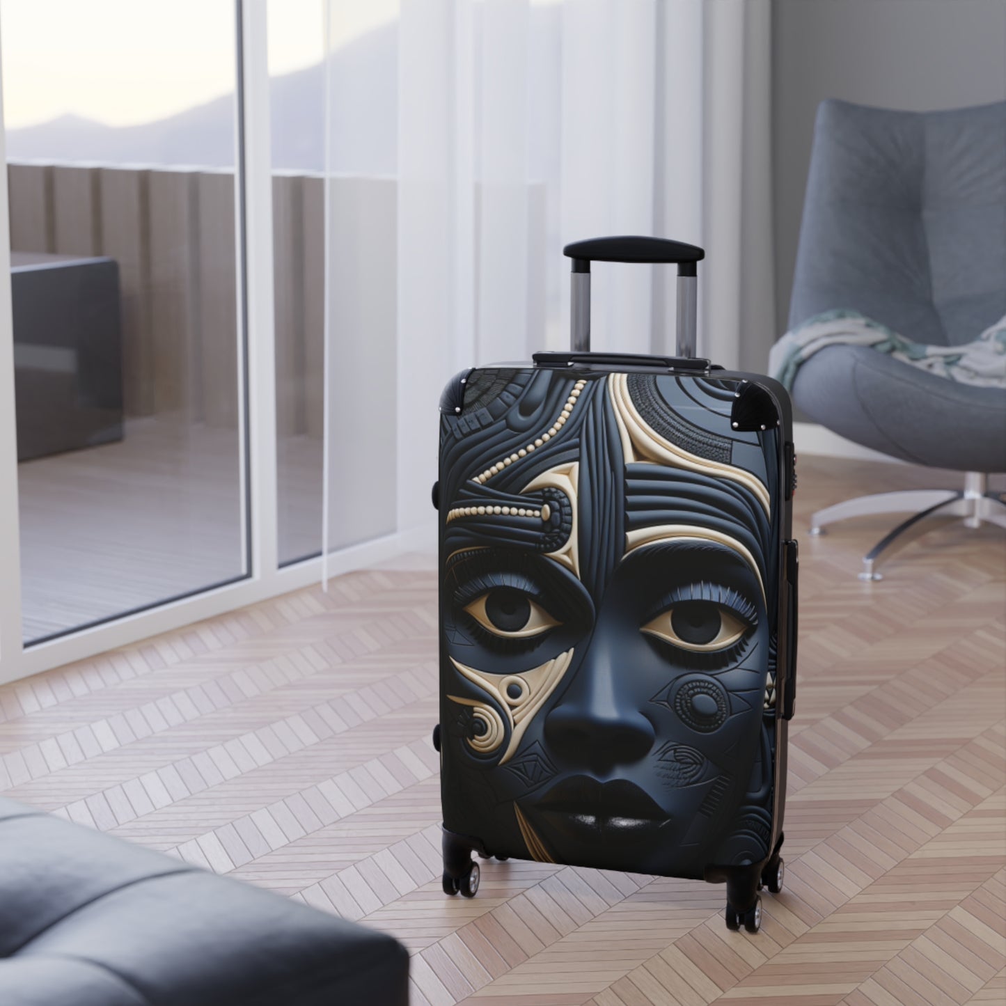 Melanated Jetsetter: Stylish Travel Luggage Pieces