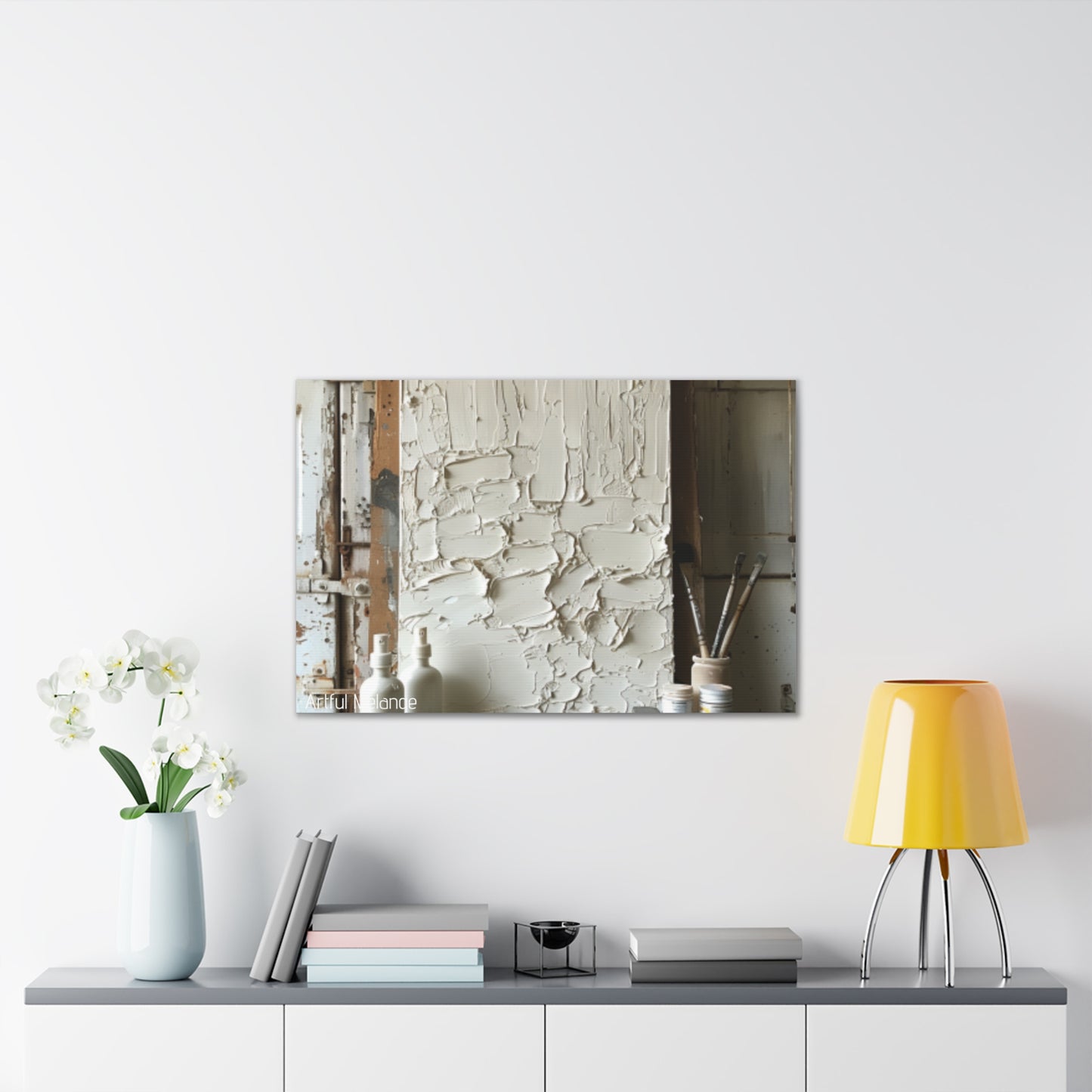 Primary Elegance: A Symphony of Sophistication Canvas Print