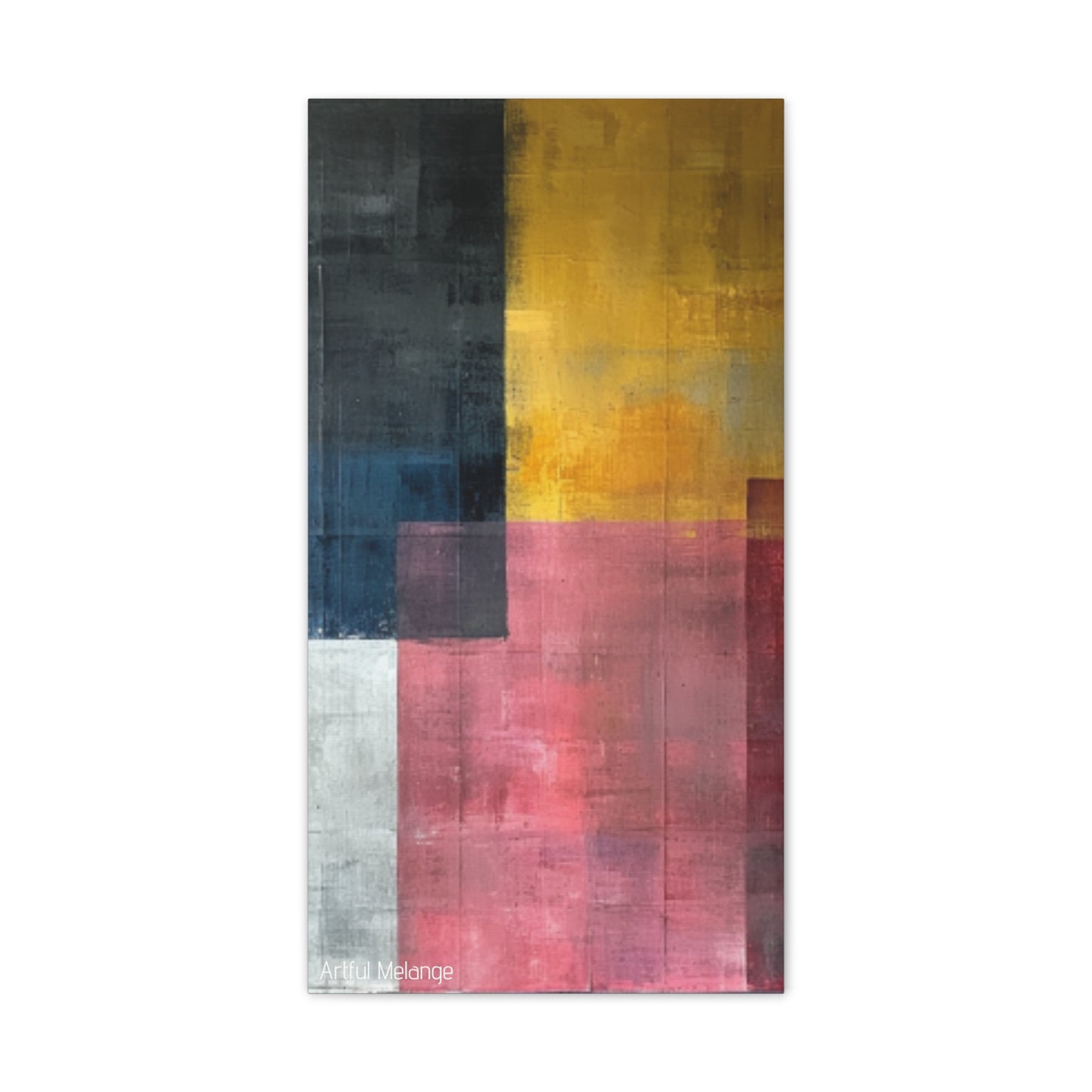 Primary Elegance: A Symphony of Sophistication Canvas Print