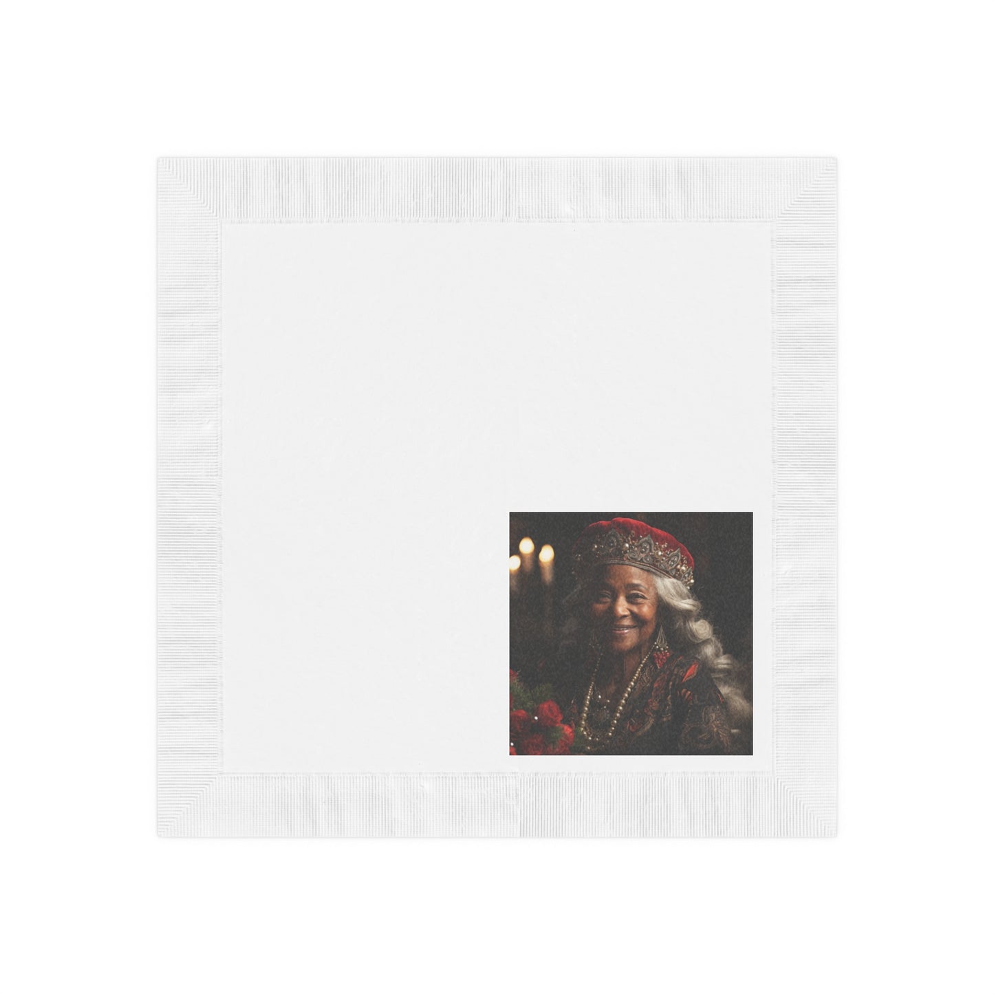 Regal Queen Claus Napkin Set 8