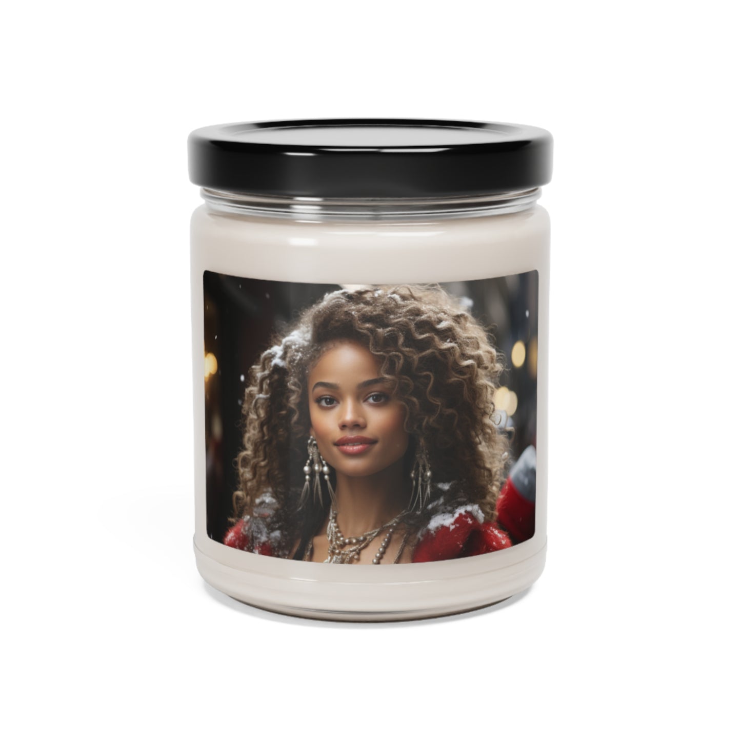 Festive Glow Princess Claus Holiday Scented Soy Candle, 9oz