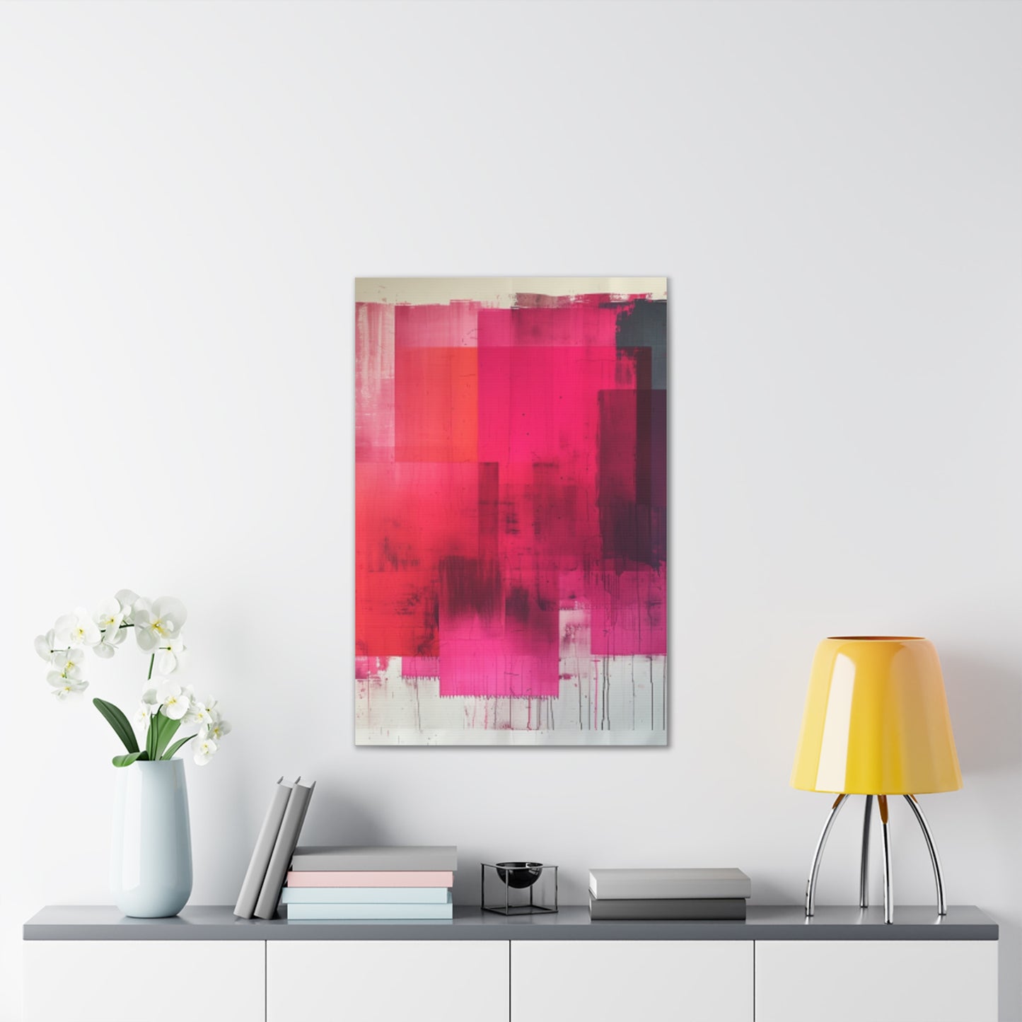 In The Pink: A Symphony of Sophistication Canvas Print