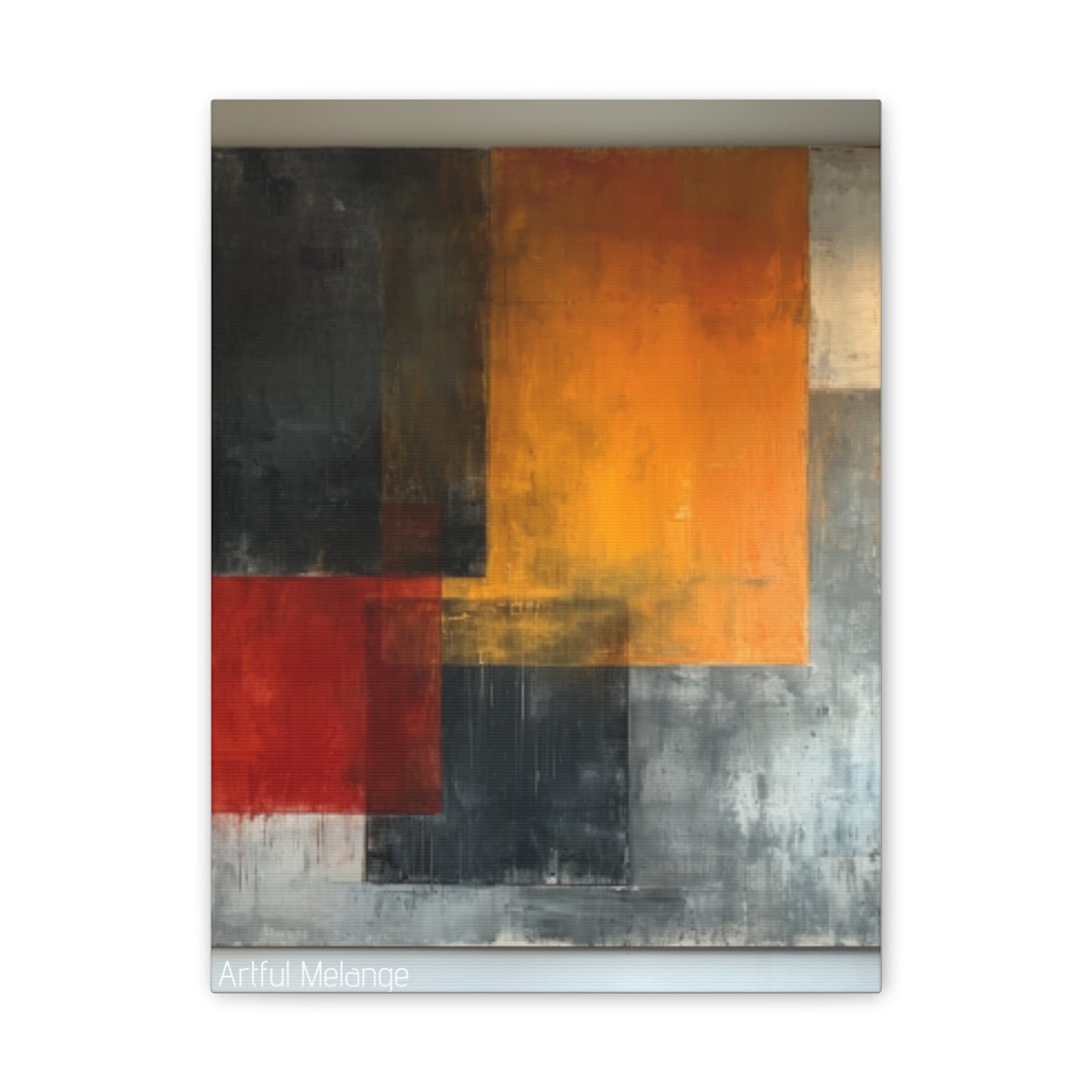 Primary Elegance: A Symphony of Sophistication Canvas Print