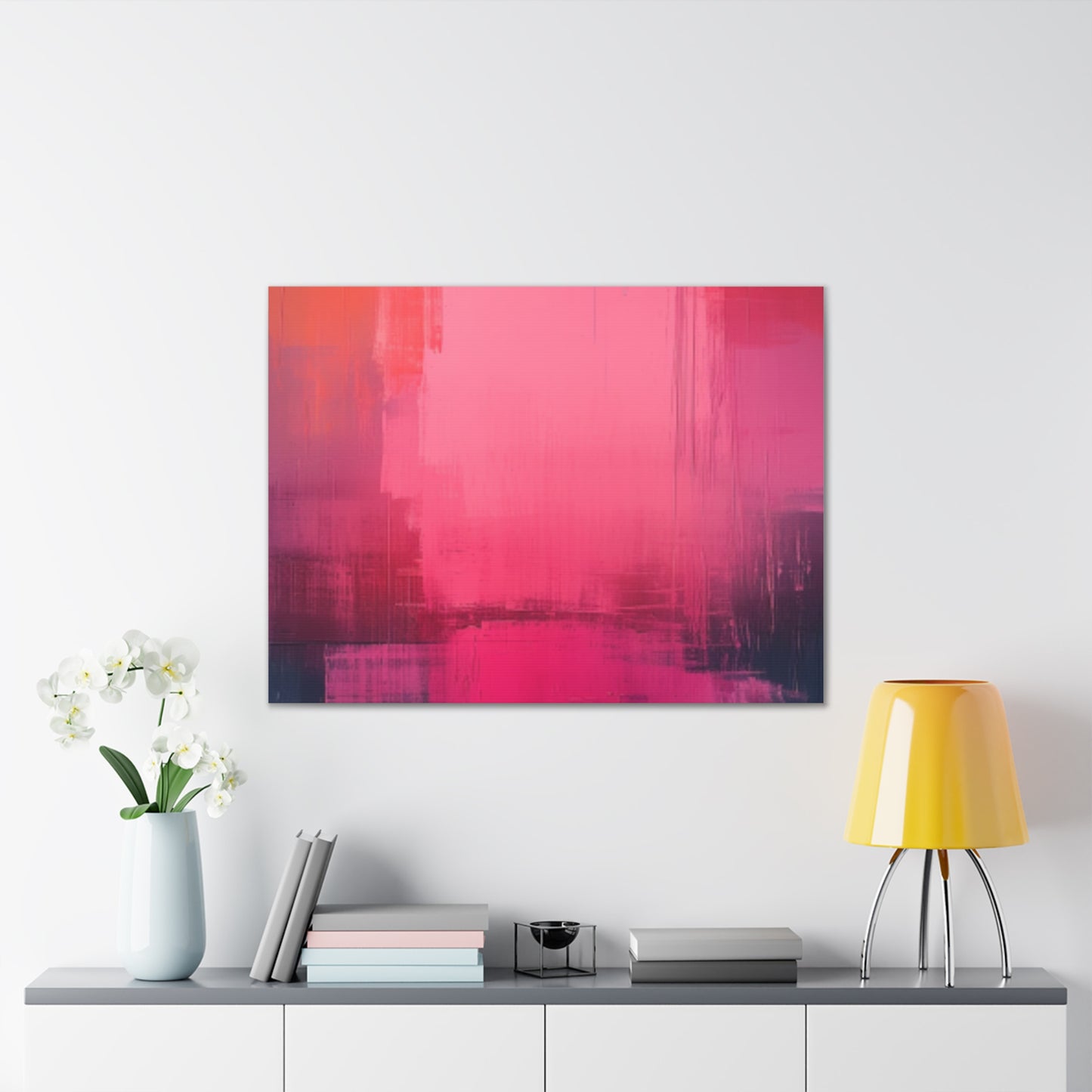 In The Pink: A Symphony of Sophistication Canvas Print