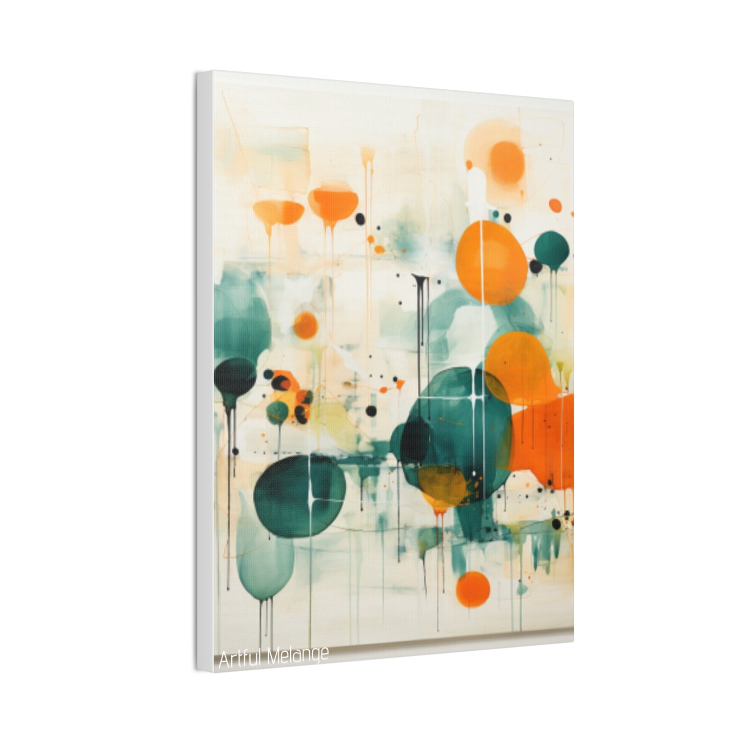 Primary Elegance: A Symphony of Sophistication Canvas Print