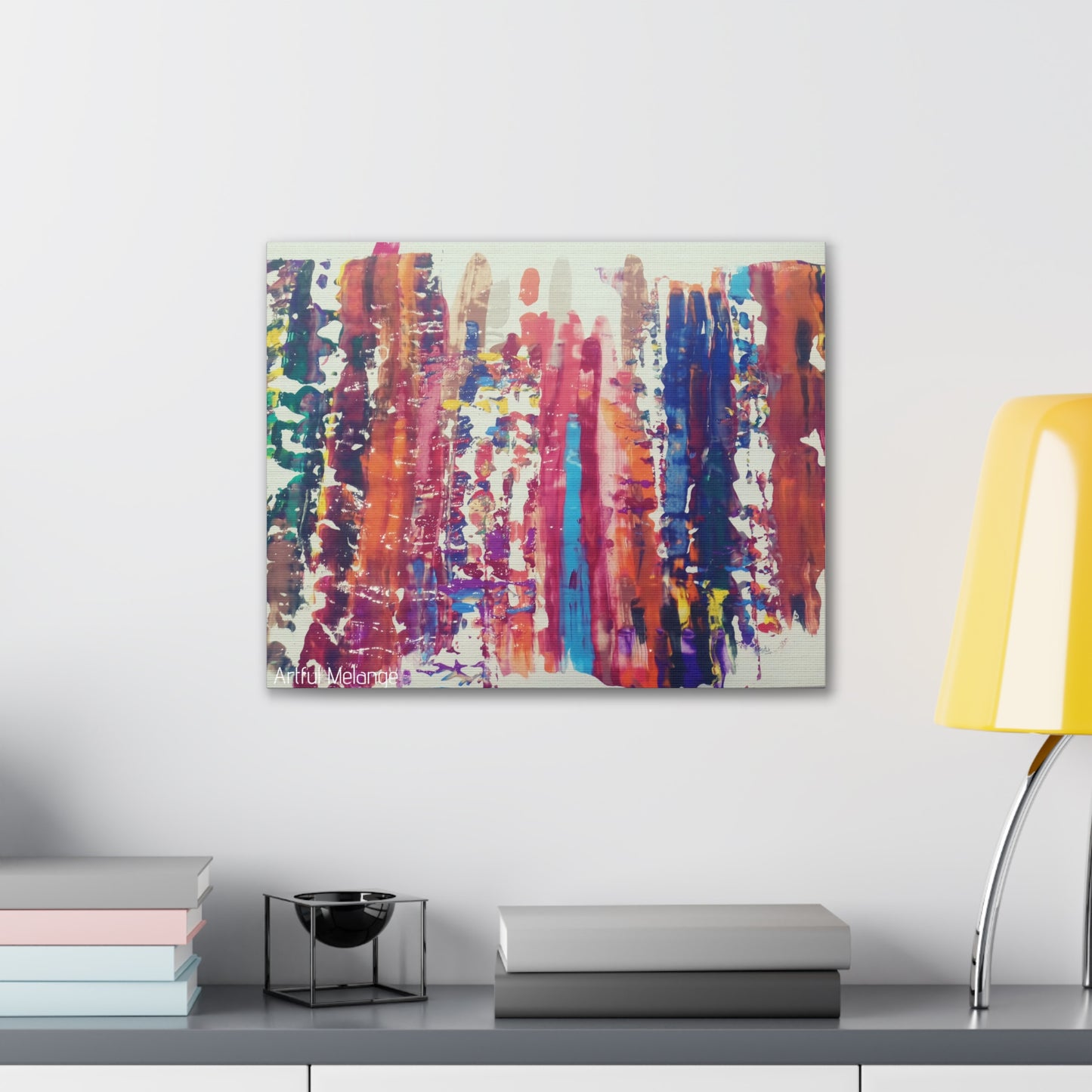 Primary Elegance: A Symphony of Sophistication Canvas Print