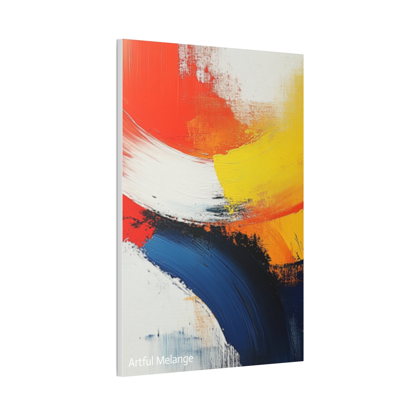 Acrylic Abstract Canvas Print - Richly Textured Artistry