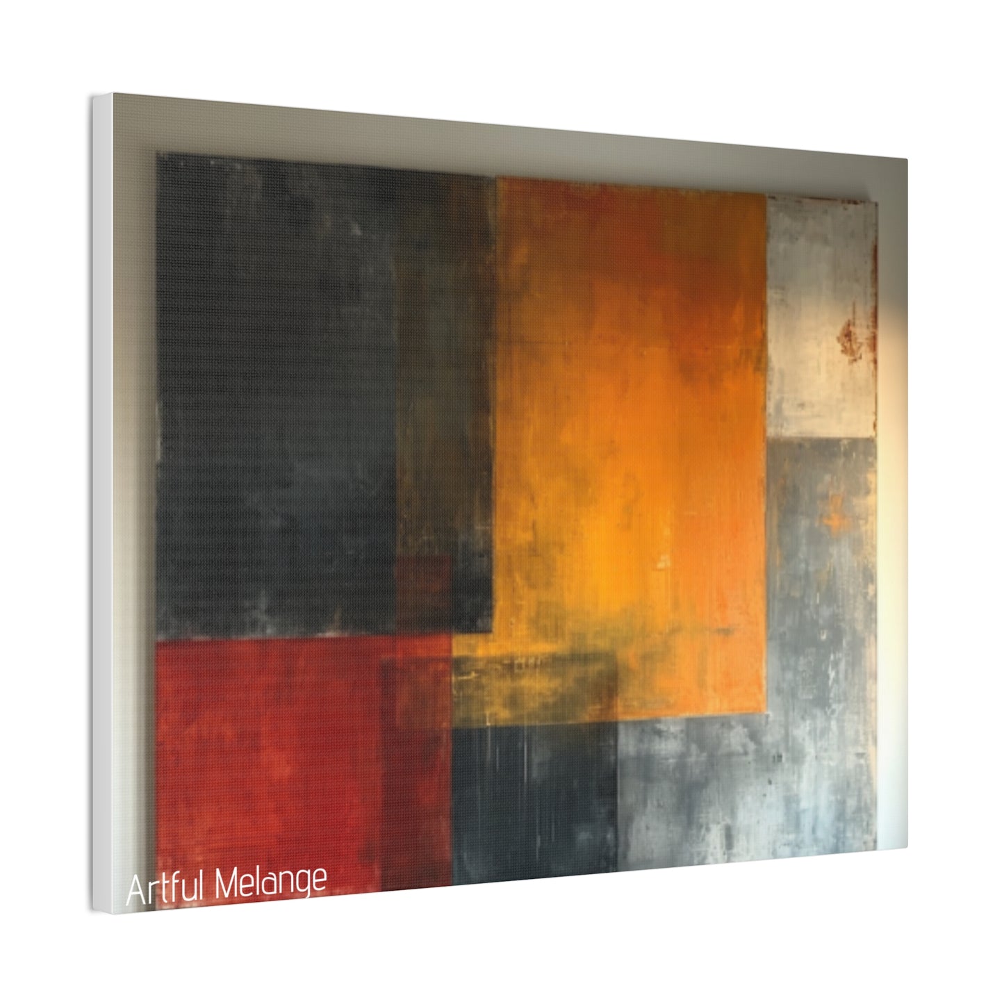 Primary Elegance: A Symphony of Sophistication Canvas Print