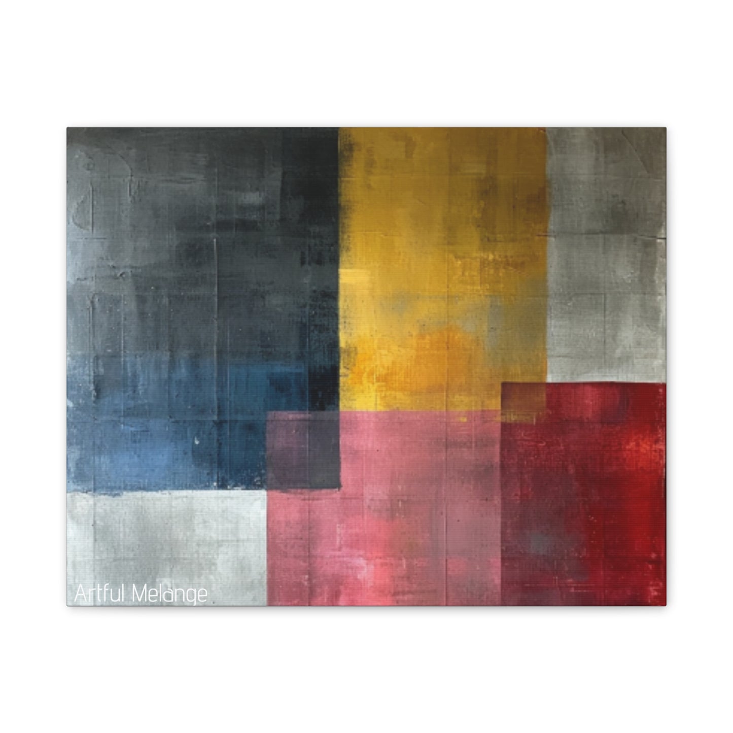 Primary Elegance: A Symphony of Sophistication Canvas Print