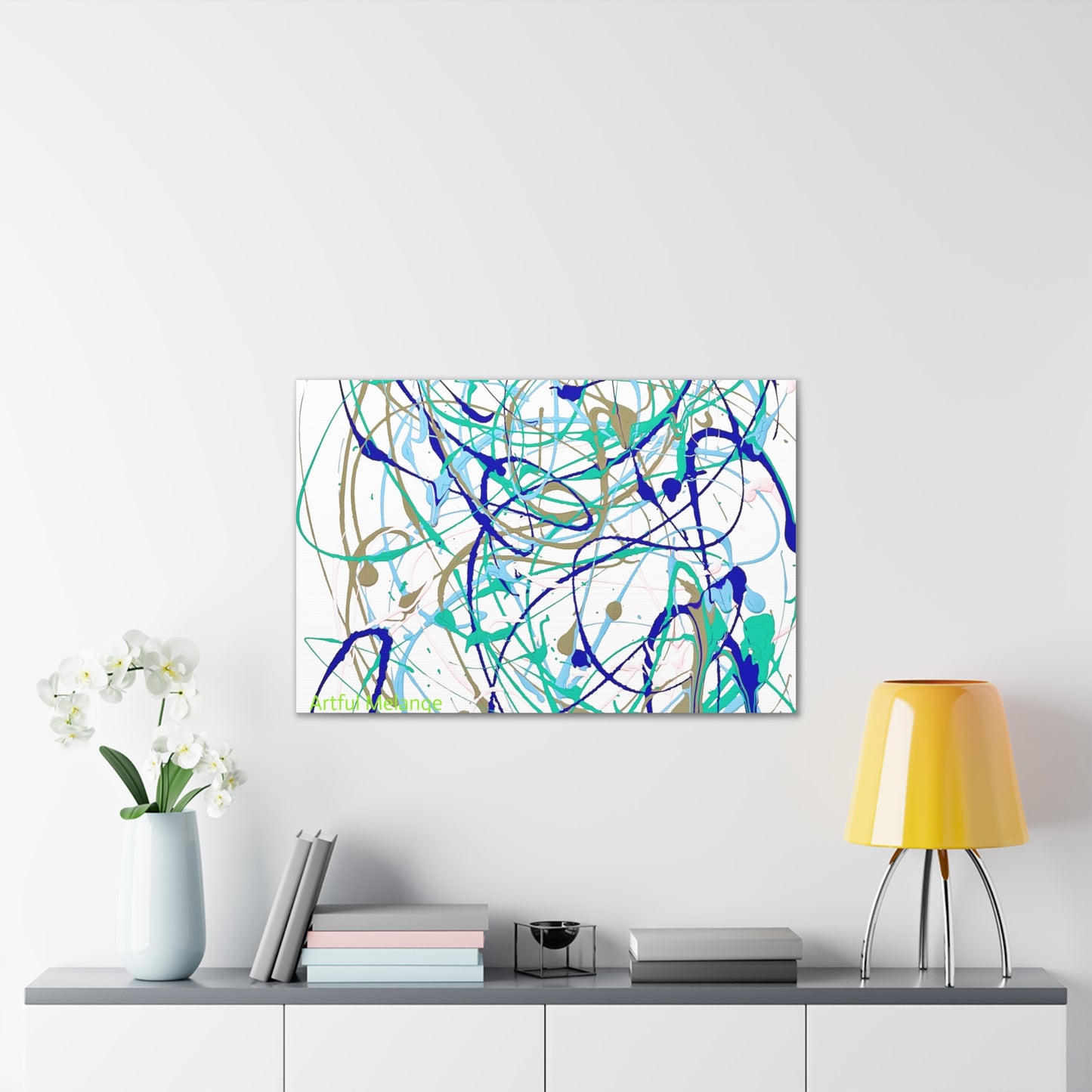 Acrylic Abstract Canvas Print - Richly Textured Artistry