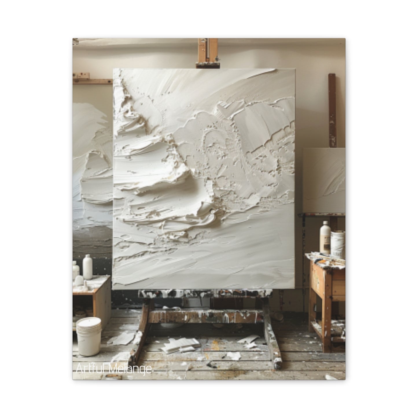 Primary Elegance: A Symphony of Sophistication Canvas Print