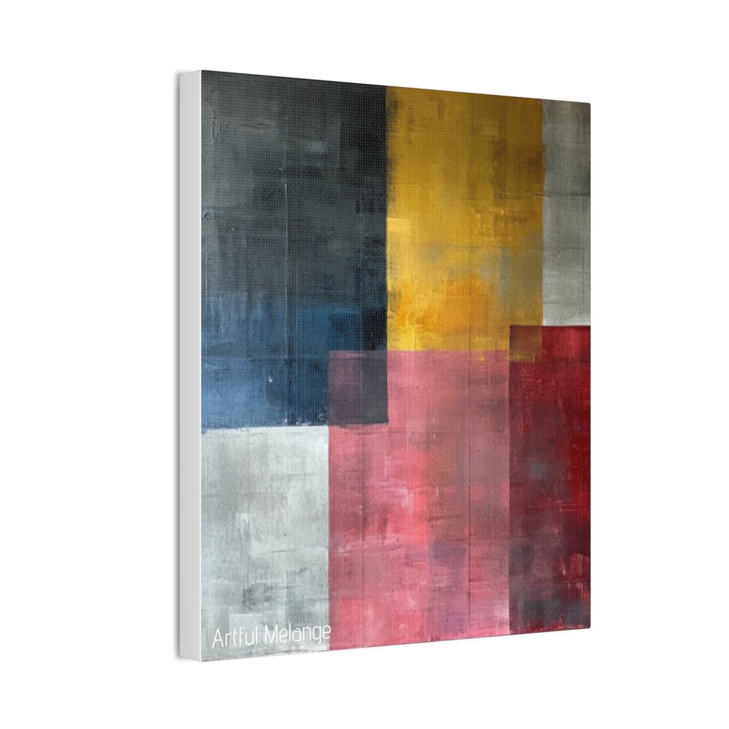 Primary Elegance: A Symphony of Sophistication Canvas Print