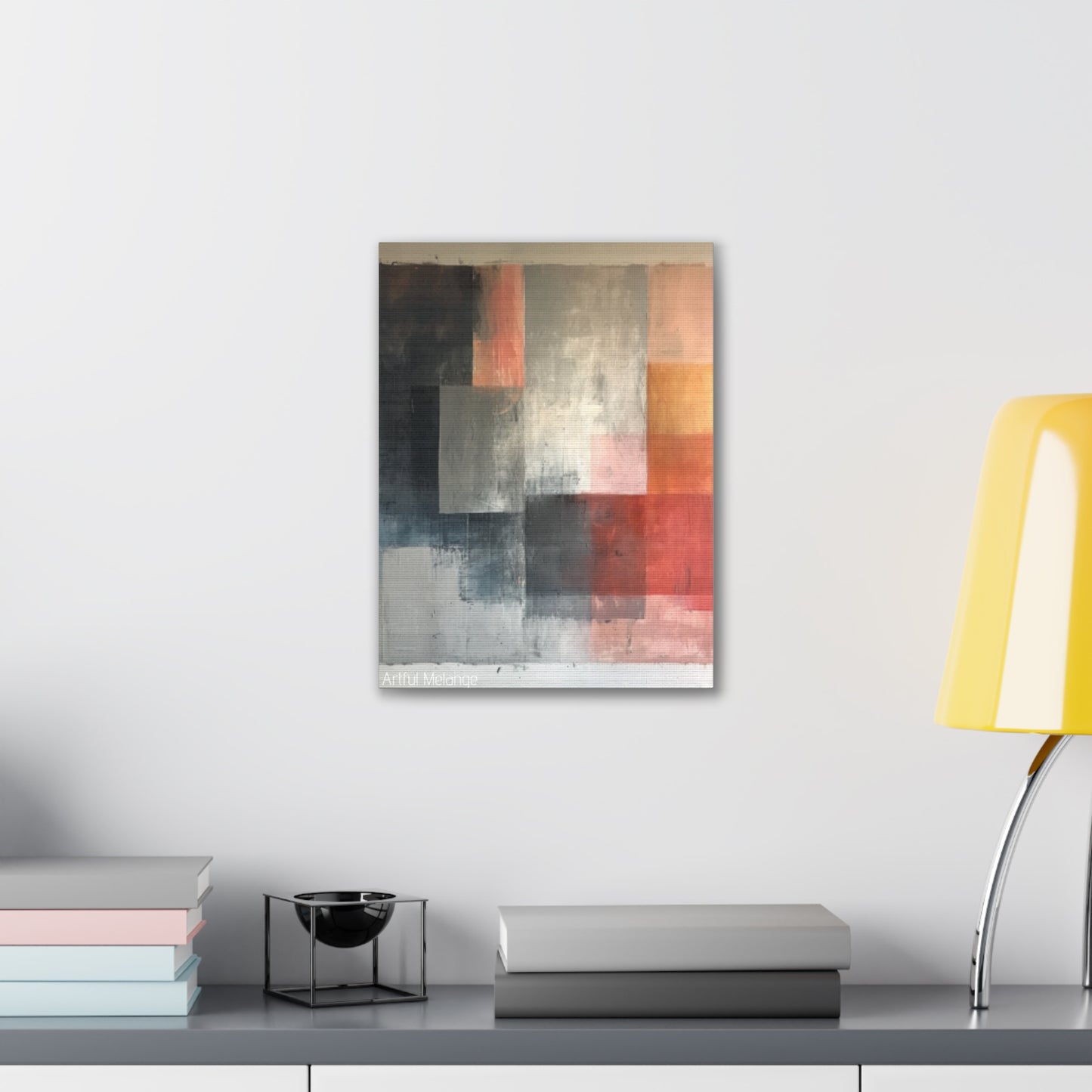 Primary Elegance: A Symphony of Sophistication Canvas Print