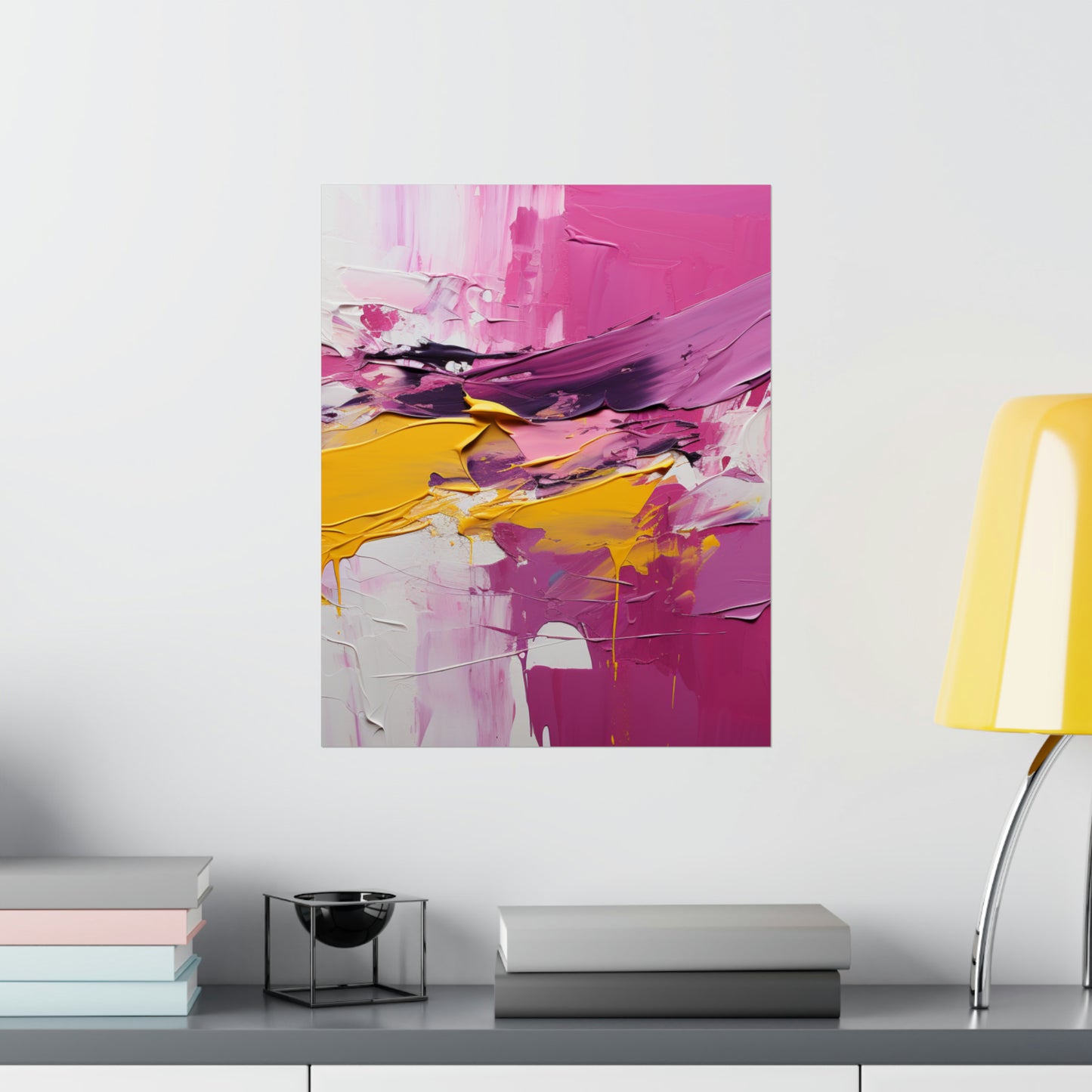 Radiant Harmony Matte Vertical Canvas Poster