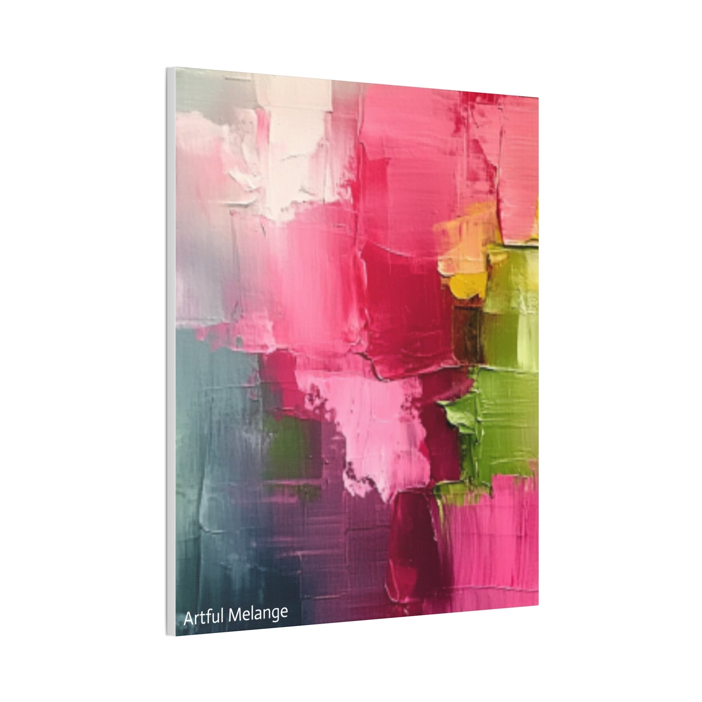 Acrylic Abstract Canvas Print - Richly Textured Artistry