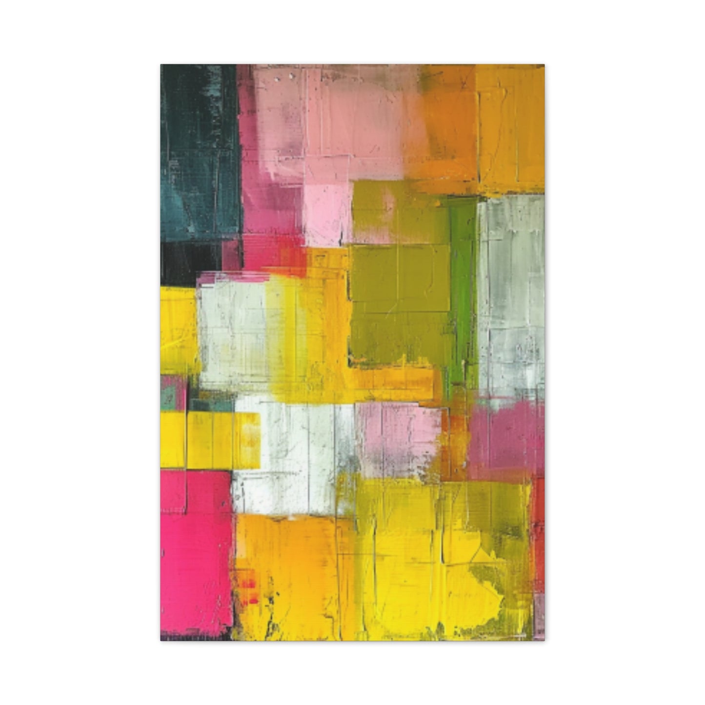 Primary Elegance: A Symphony of Sophistication Canvas Print