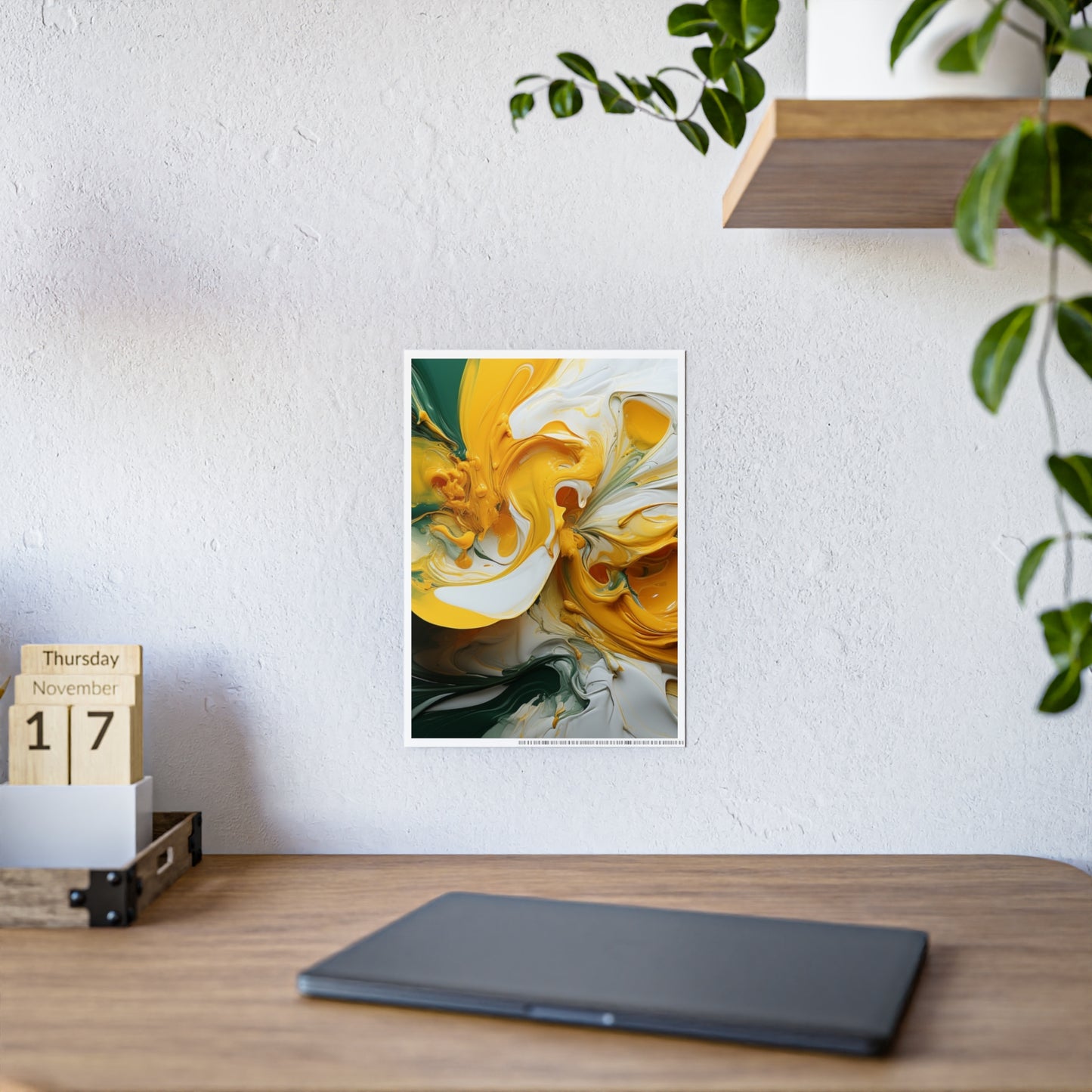 Hyper Realistic 3D Acrylic Abstract Canvas Print - Burst of Color