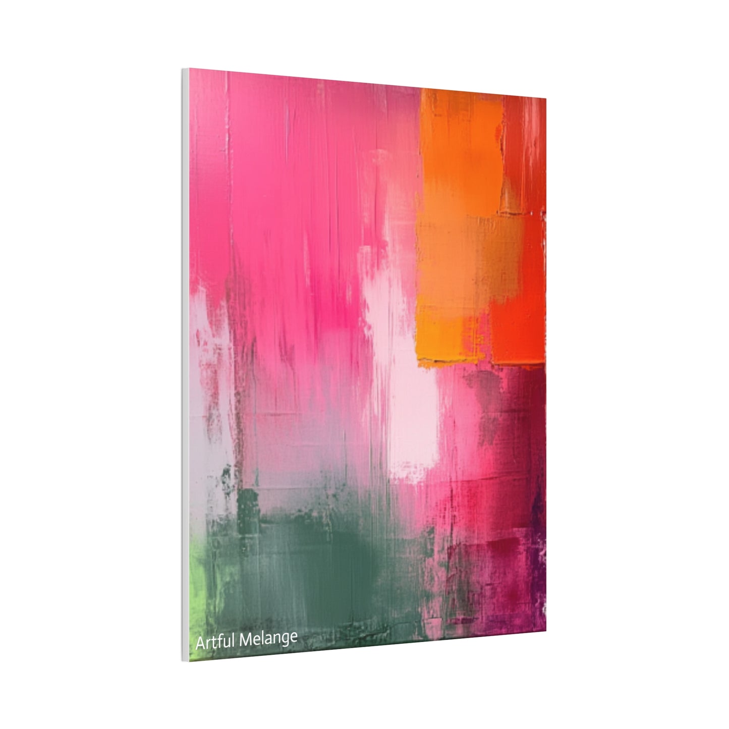 Acrylic Abstract Canvas Print - Richly Textured Artistry