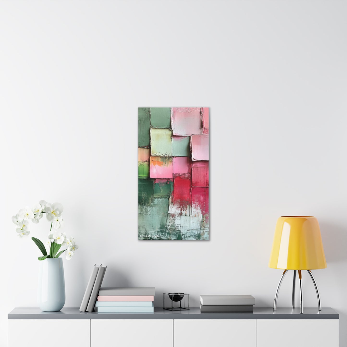 Acrylic Abstract Canvas Print - Richly Textured Artistry