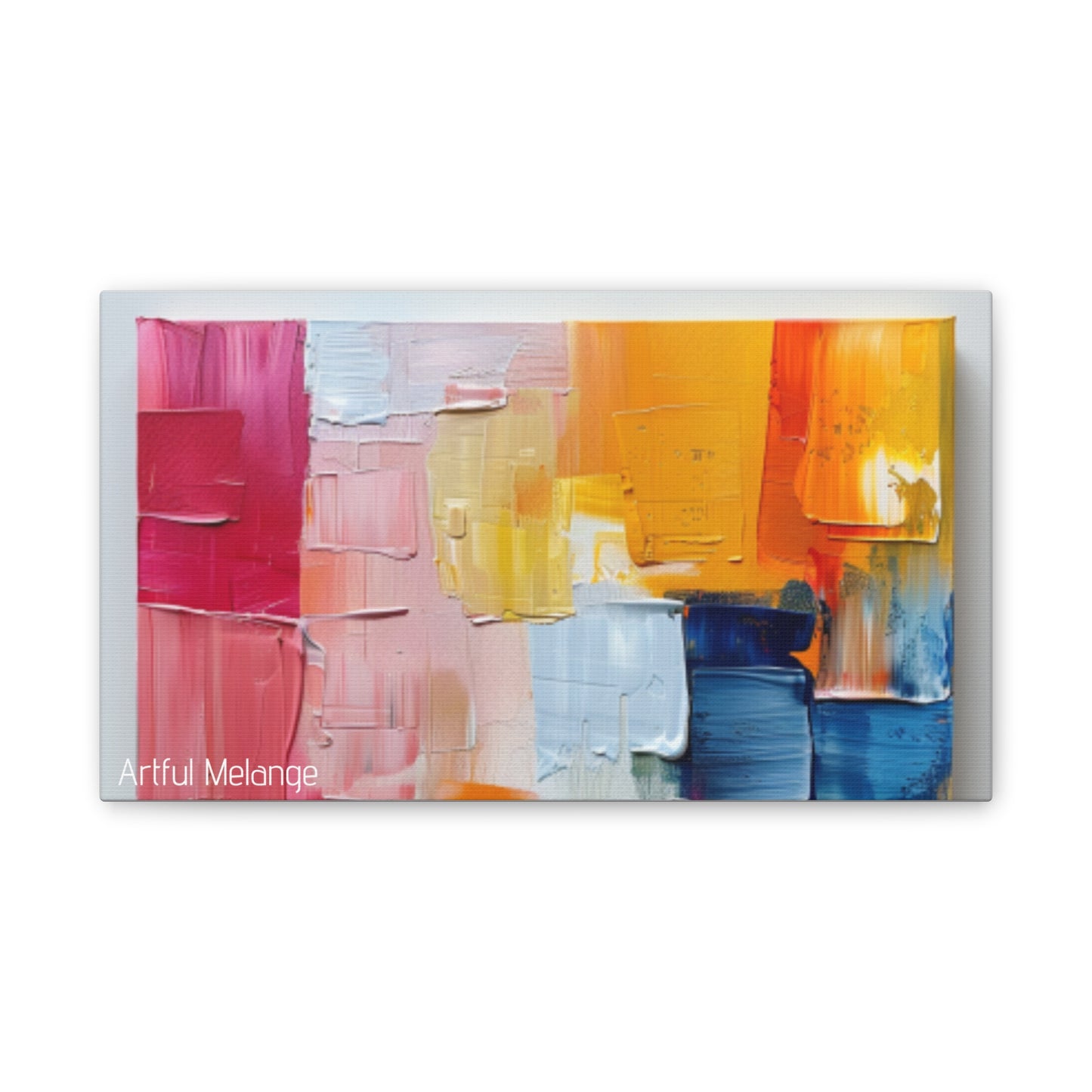 Primary Elegance: A Symphony of Sophistication Canvas Print