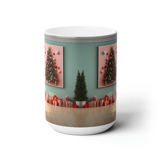 Cozy Holiday Mugs: Embrace the Season with Our Festive Living Scenes 15oz