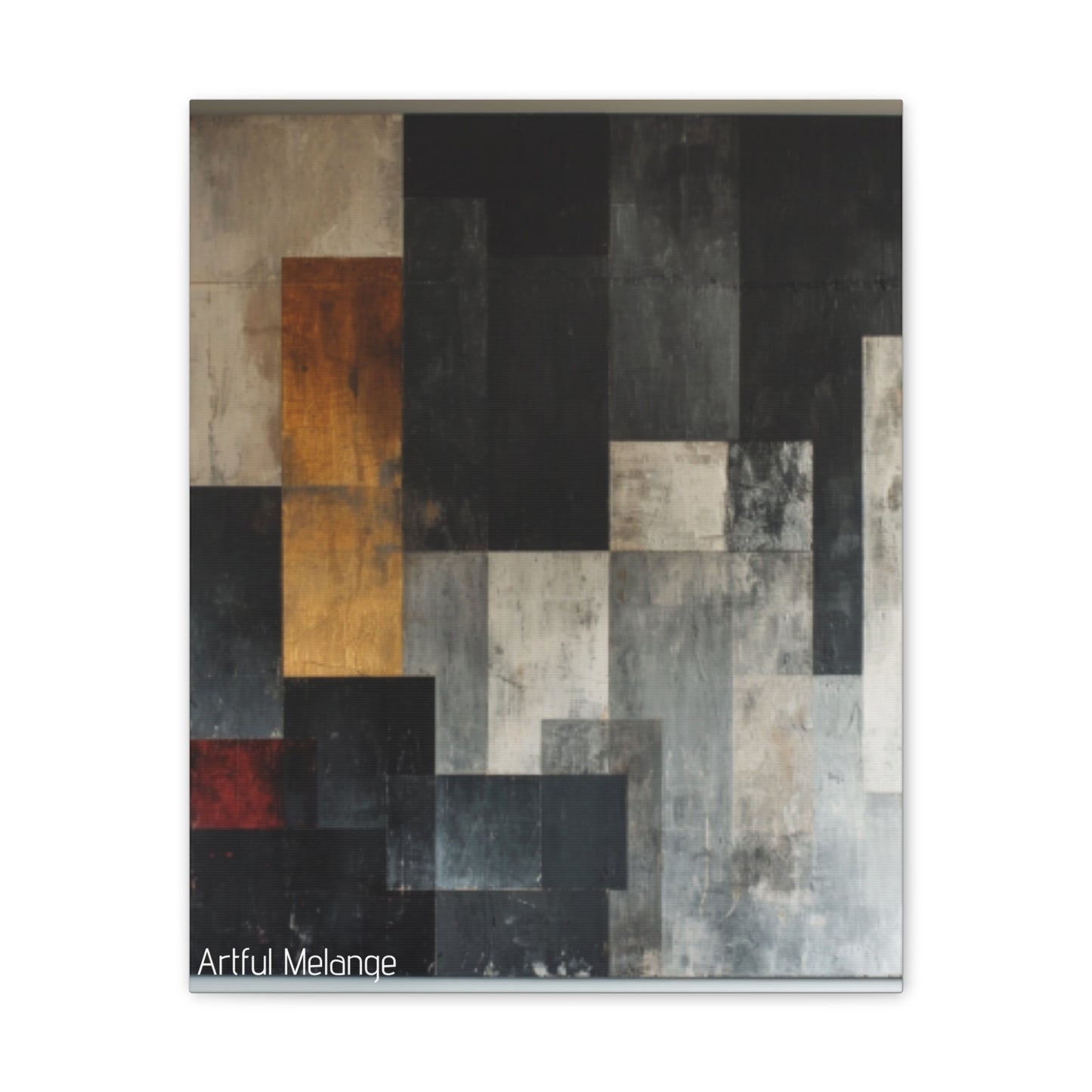 Primary Elegance: A Symphony of Sophistication Canvas Print