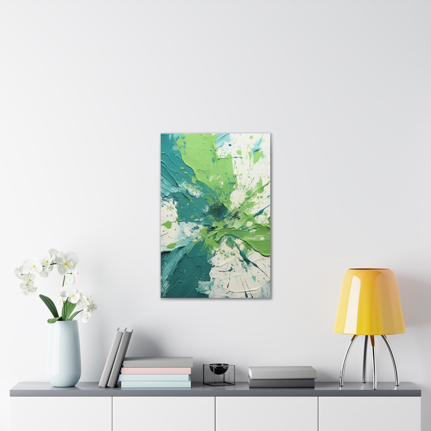 Acrylic Abstract Canvas Print - Richly Textured Artistry